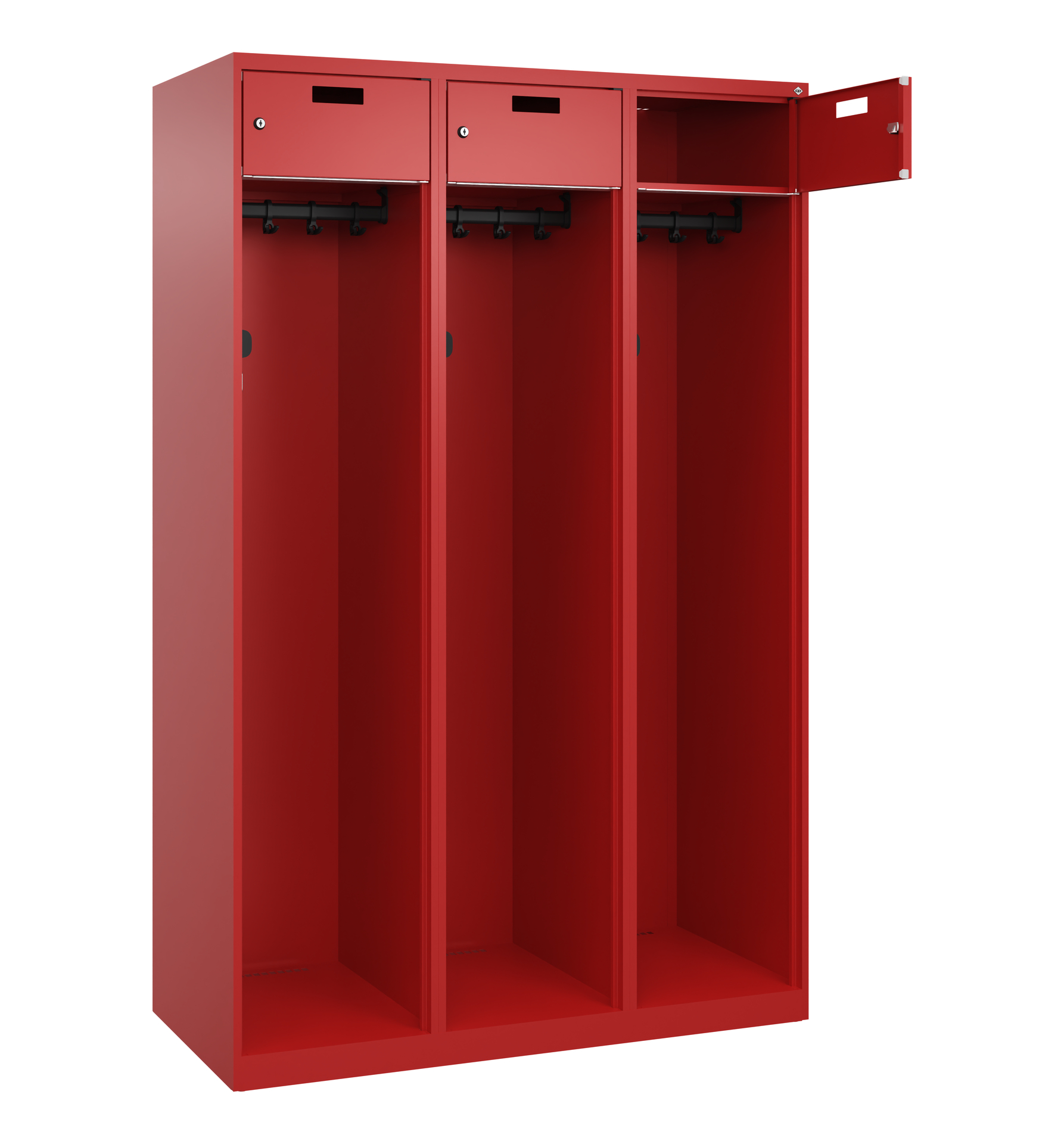 C+P Feuerwehrspind Praktus, 3 Abteile, 1850x1200x5