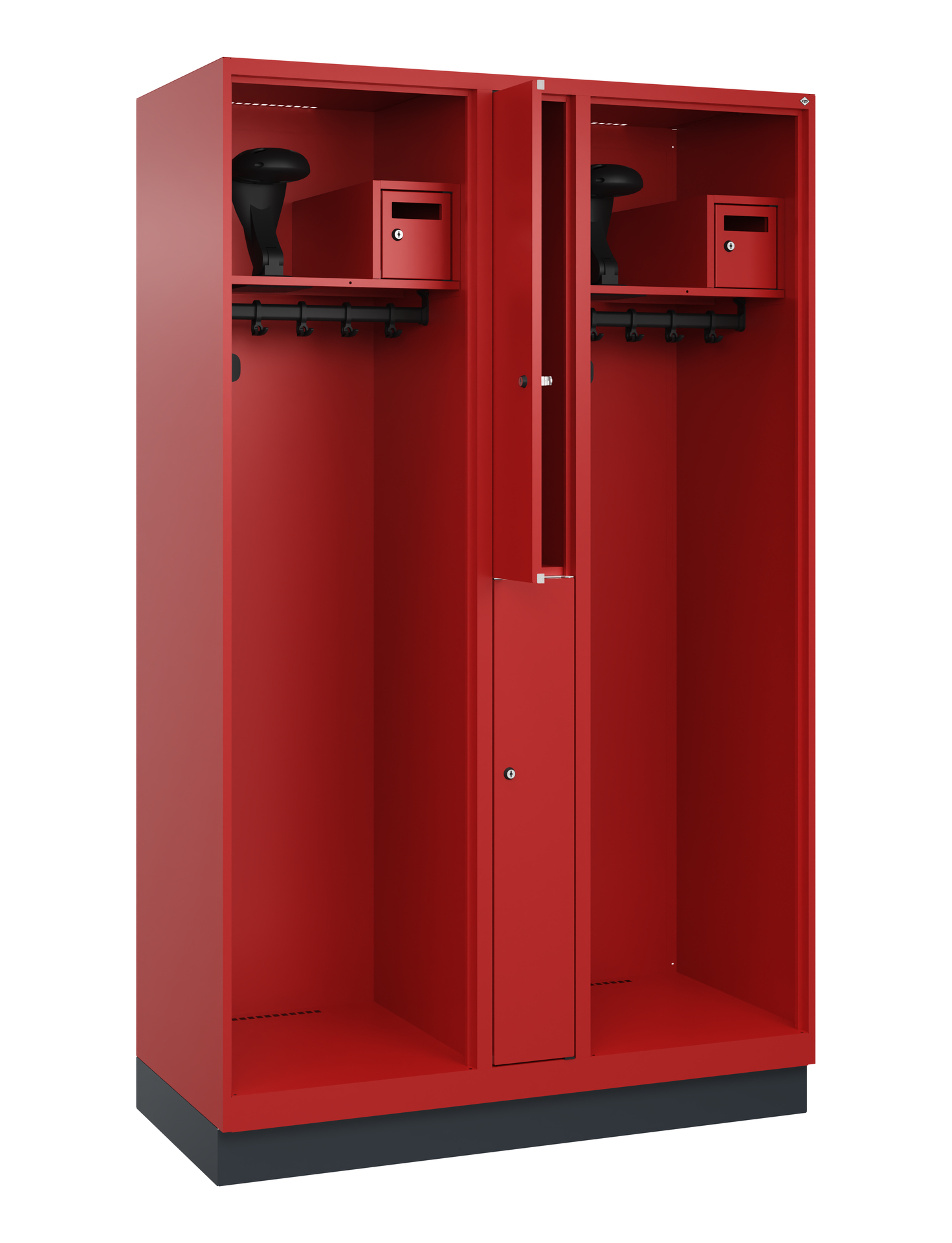 C+P Feuerwehrspind Maxi, 2 Fächer, 1850x1200x500mm