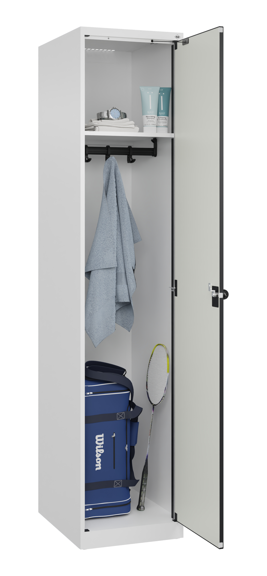 C+P Spind Evolo PLUS, 1 Abteil, 1850x400x500mm