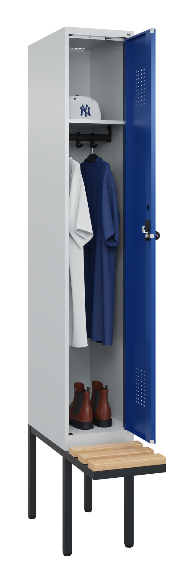 C+P Spind Evolo PLUS, Bank, 1 Abteile, 2120x300x81