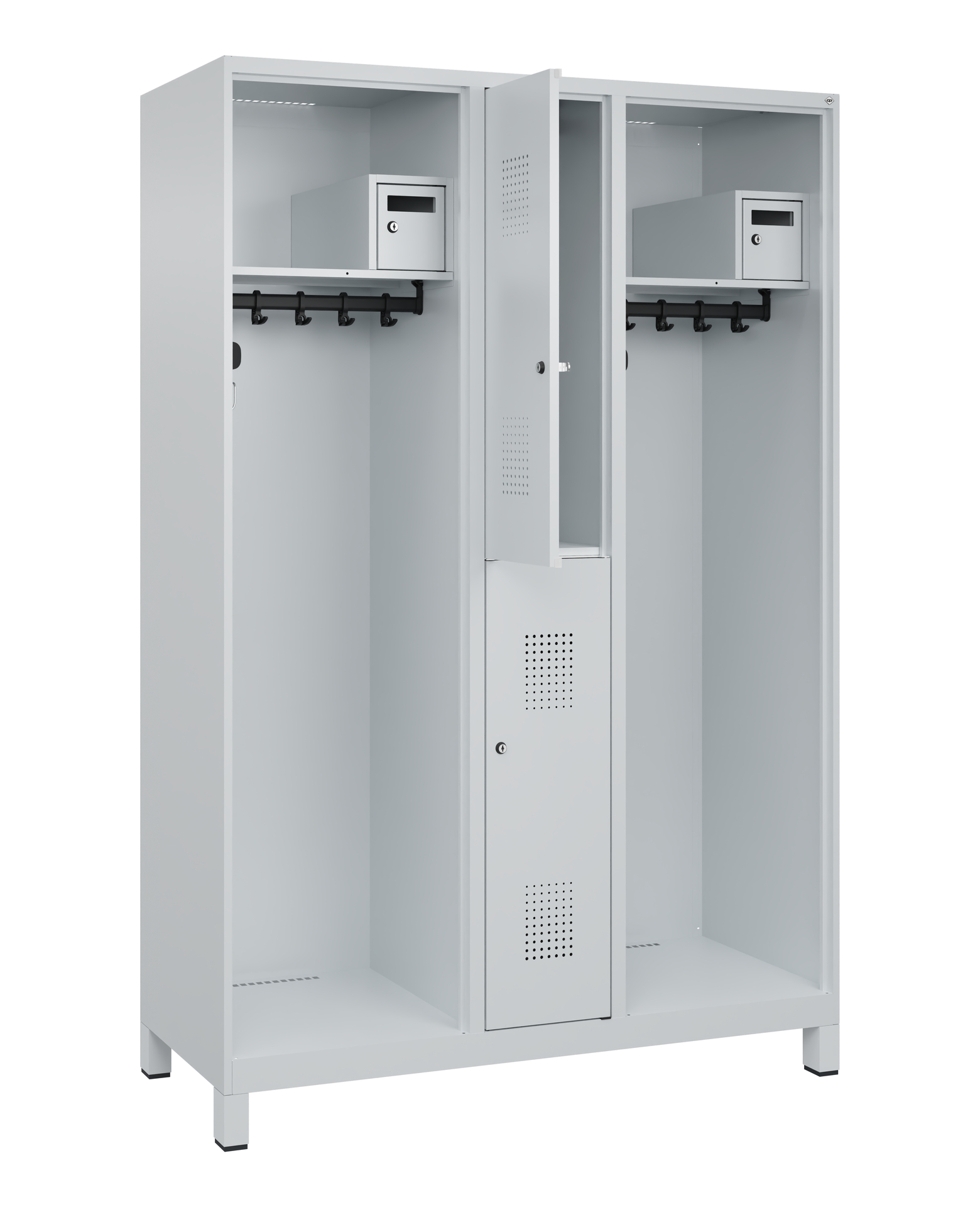 C+P Feuerwehrspind Maxi, 2 Fächer, 1850x1300x500mm