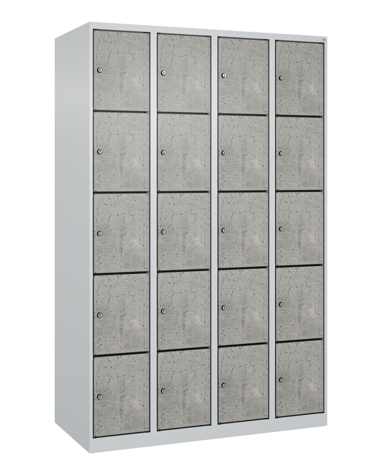 C+P Schlie�fachschrank Evolo PLUS, 20 F�cher, 1850x1200x500mm