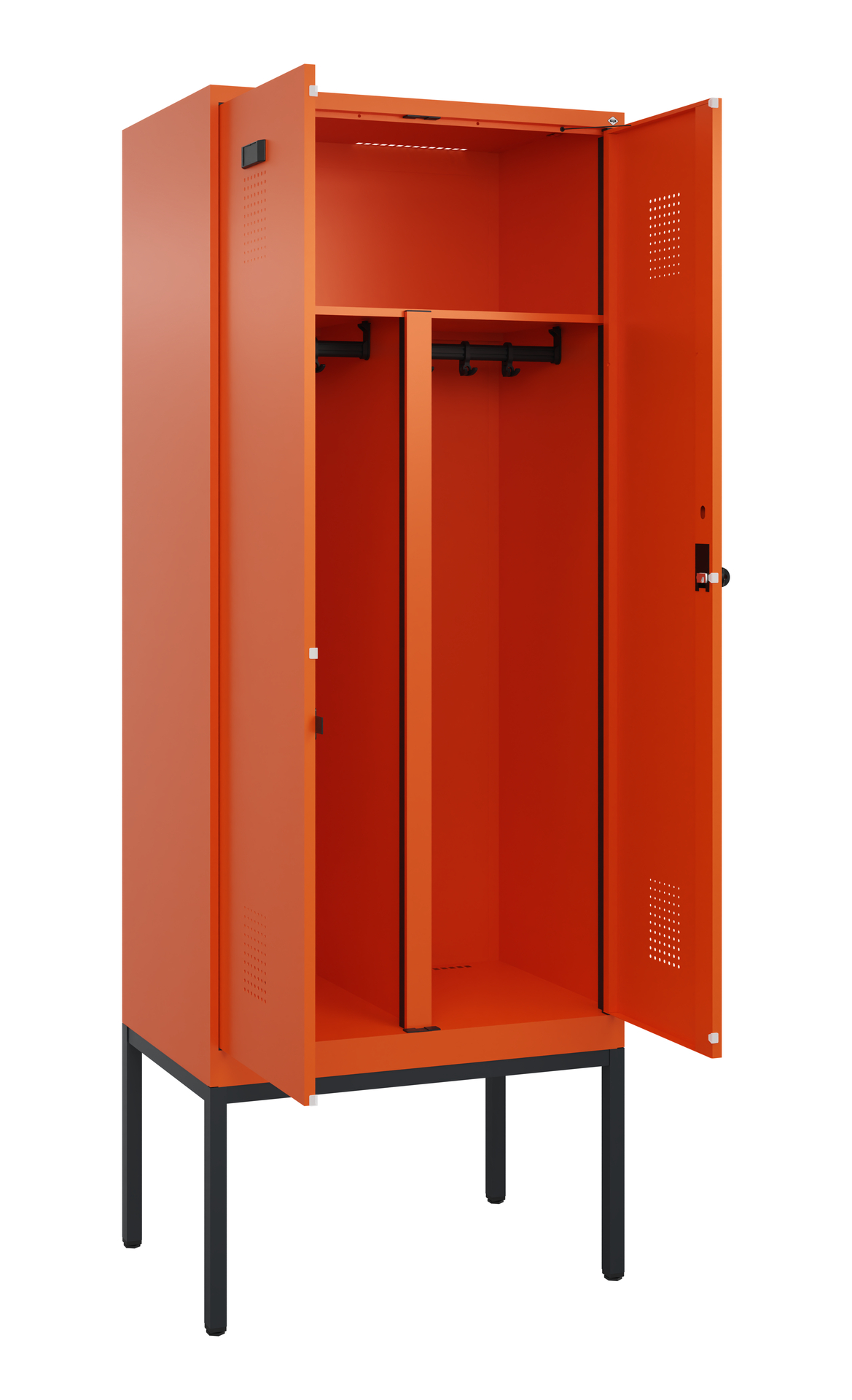 C+P PSA Doppel-Spind Evolo PLUS, Gestell, 2 Abteil