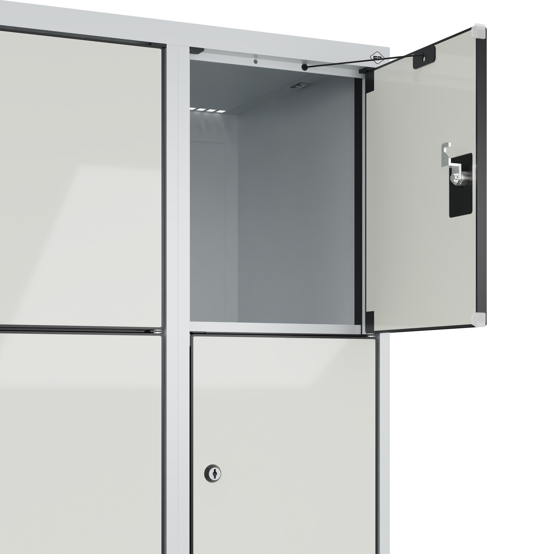 C+P Schlie�fachschrank Evolo PLUS, 20 F�cher, 1850x1200x500mm