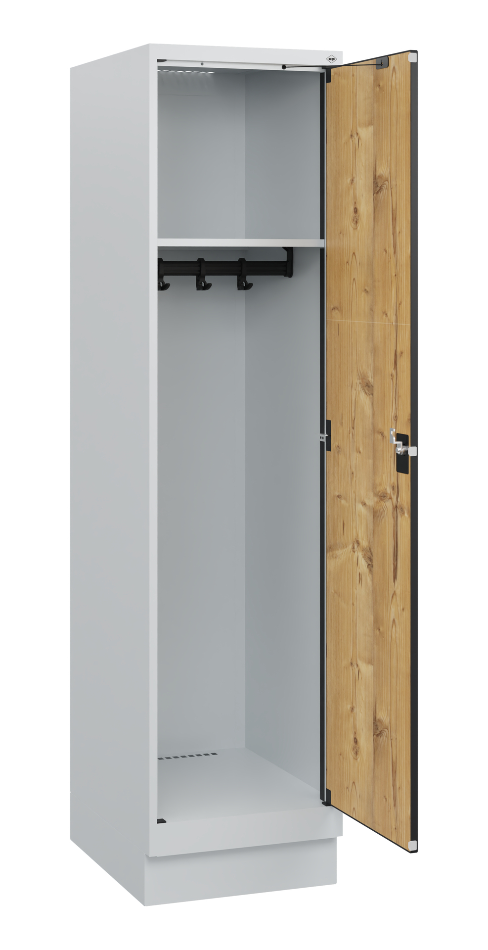 C+P Spind Evolo PLUS, Sockel, 1 Abteil, 1630x400x500mm