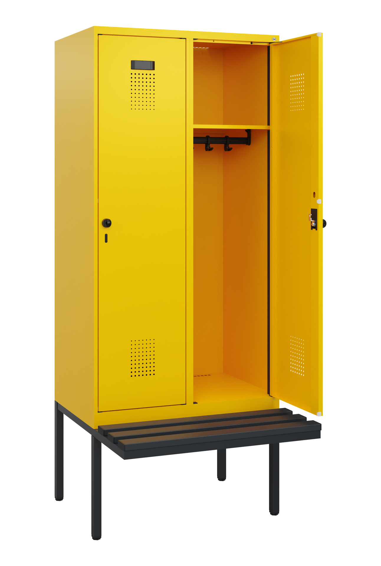 C+P Spind Evolo PLUS, Bank, 2 Abteile, 1950x800x81