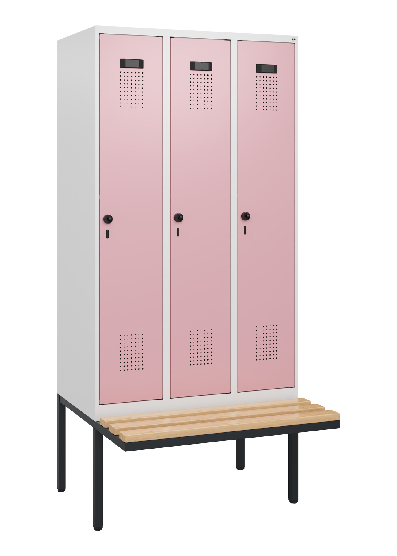 C+P Spind Evolo PLUS, Bank, 3 Abteile, 1950x900x81