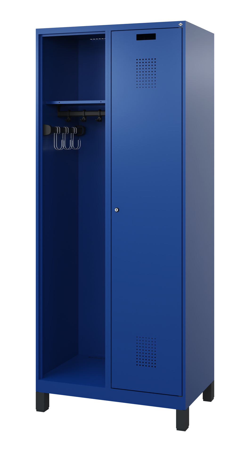 C+P Feuerwehrspind Kombi, 1 Abteil, 1850x800x500mm