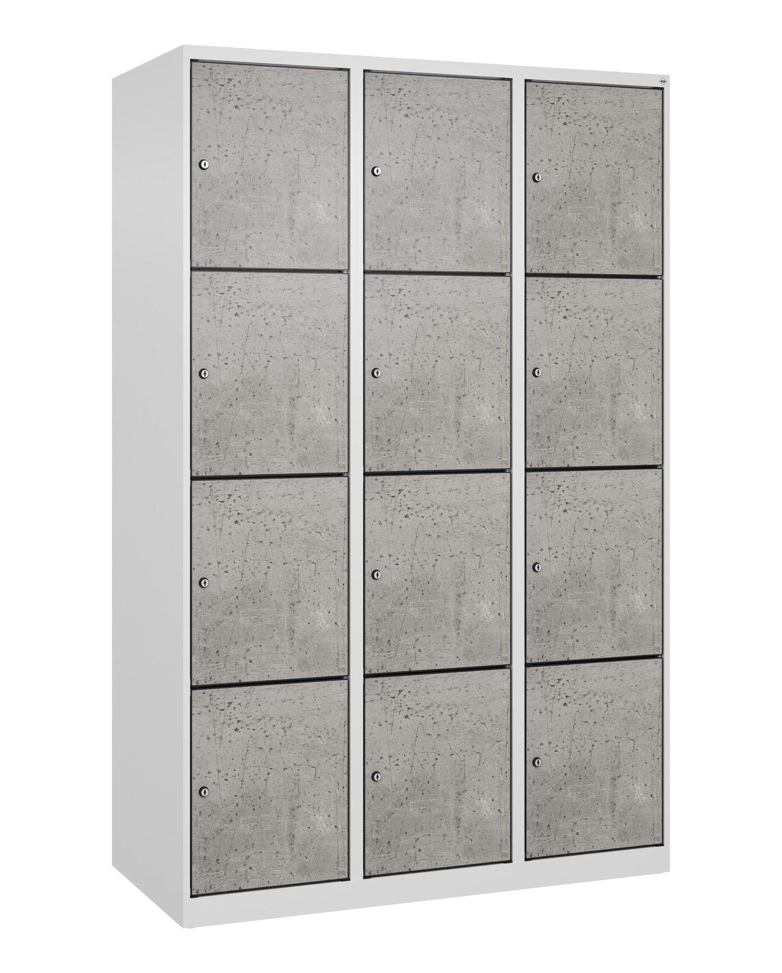 C+P Schlie�fachschrank Evolo PLUS, 12 F�cher, 1850x1200x500mm