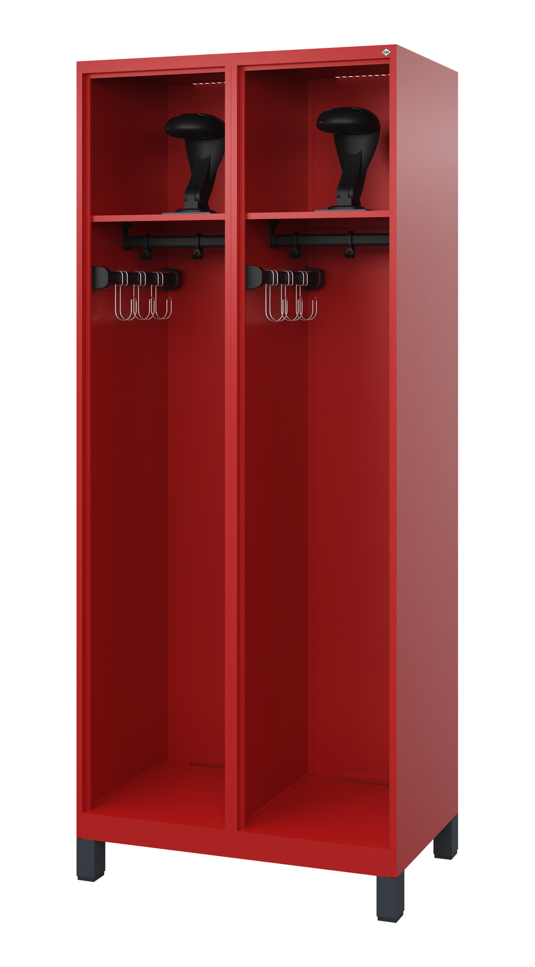 C+P Feuerwehrspind Expert, 2 Abteile, 1850x800x500