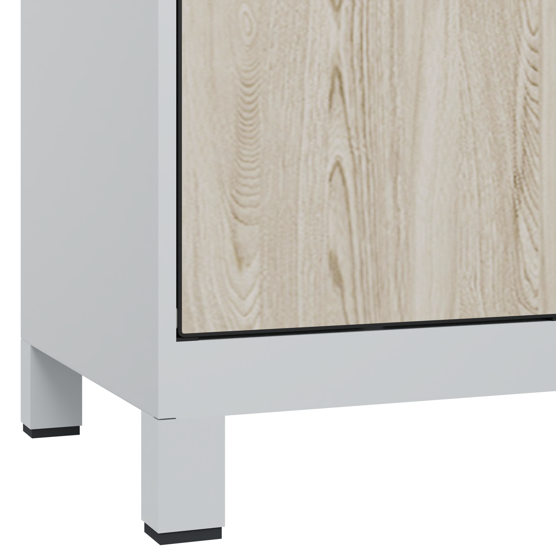 C+P Doppelst�ckiger Spind Evolo PLUS, 2 F�cher, 1950x400x500mm