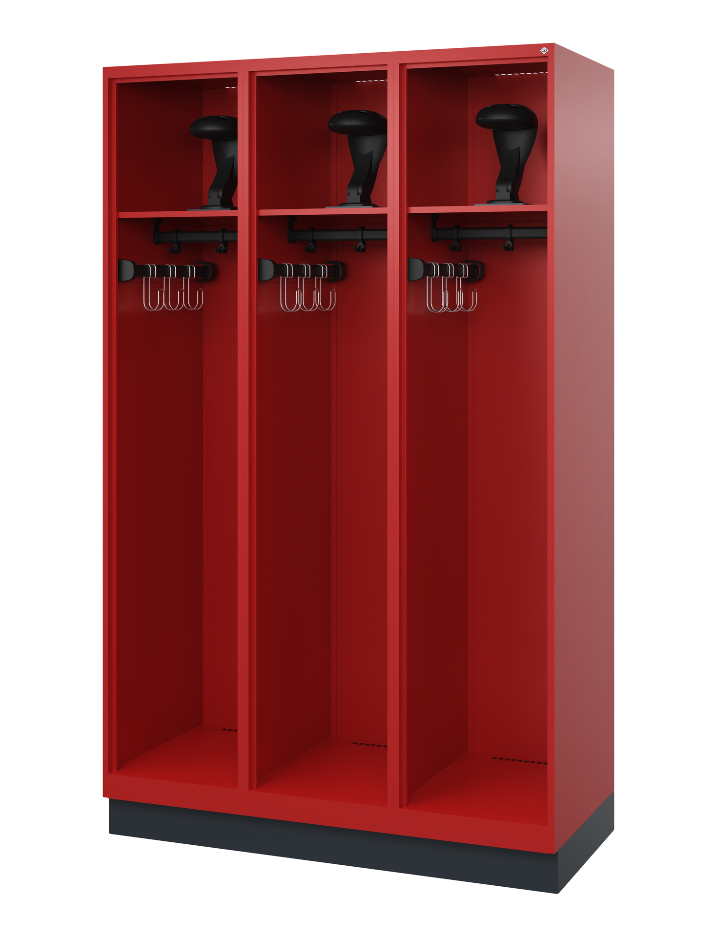 C+P Feuerwehrspind Expert, 4 Abteile, 1850x1200x50