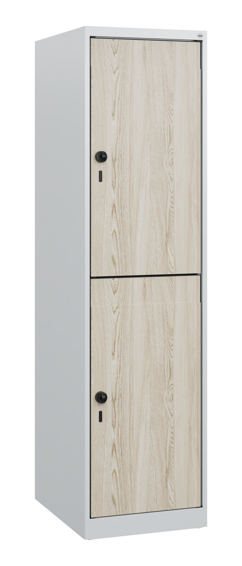 C+P Doppelst�ckiger Schulspind Evolo PLUS, 2 F�cher, 1530x400x500mm