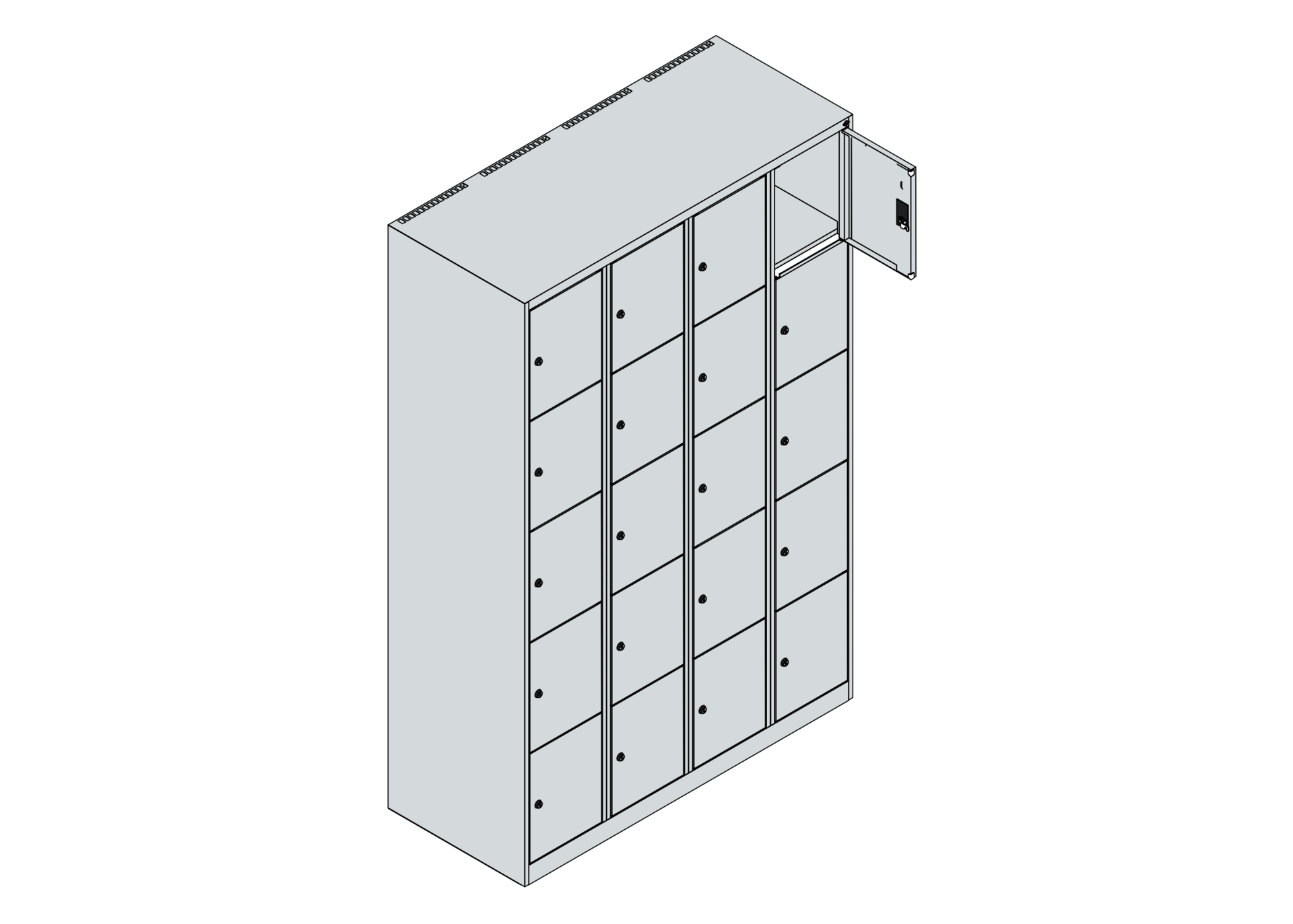 C+P Schließfachschrank