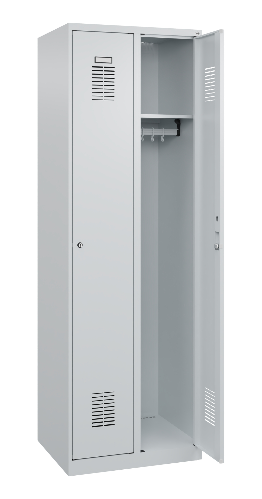 C+P Spind Basis PLUS, 2 Abteile, 1800x600x500mm