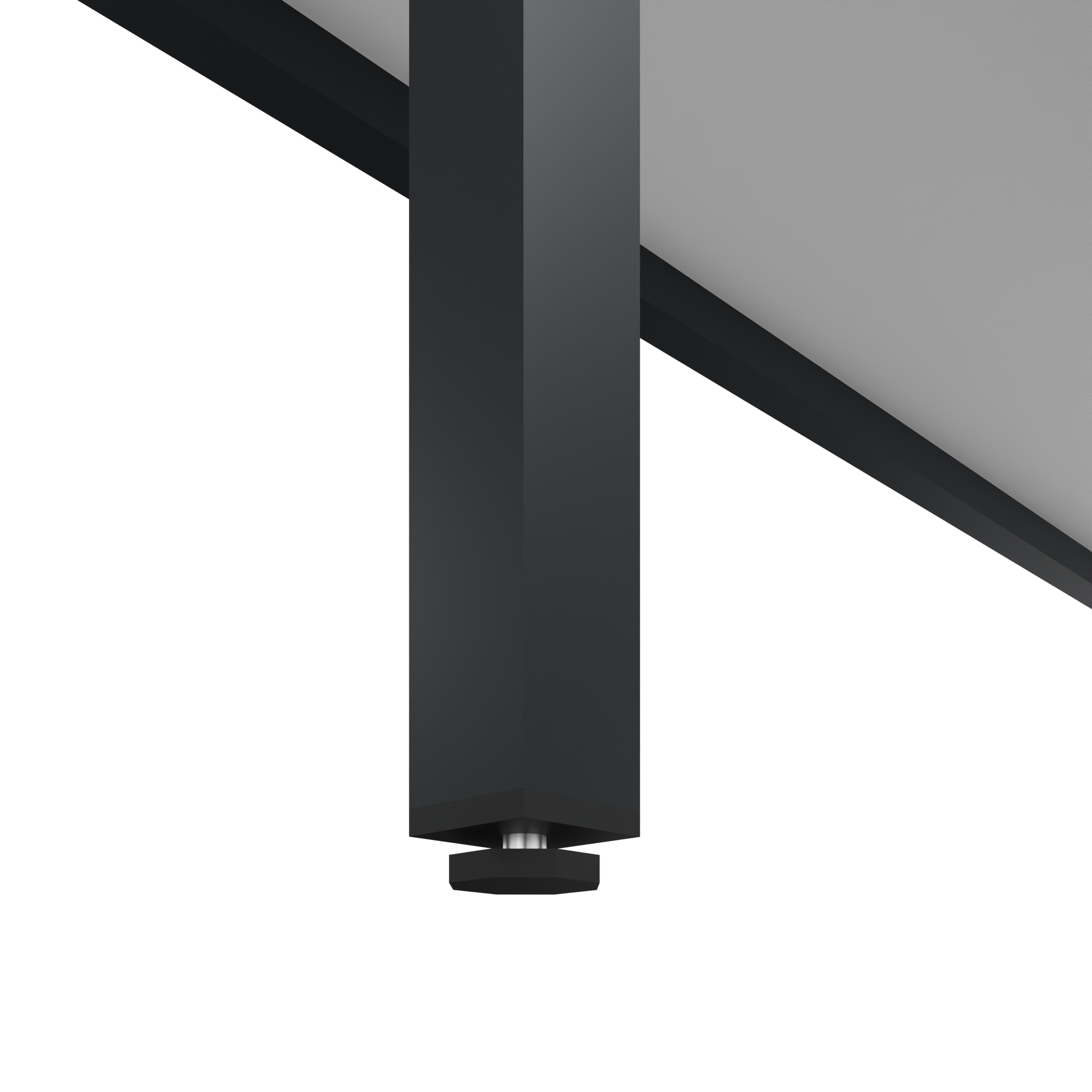 C+P Garderobenbank Solid HPL, 1716x1000x770mm, 7021/VK001