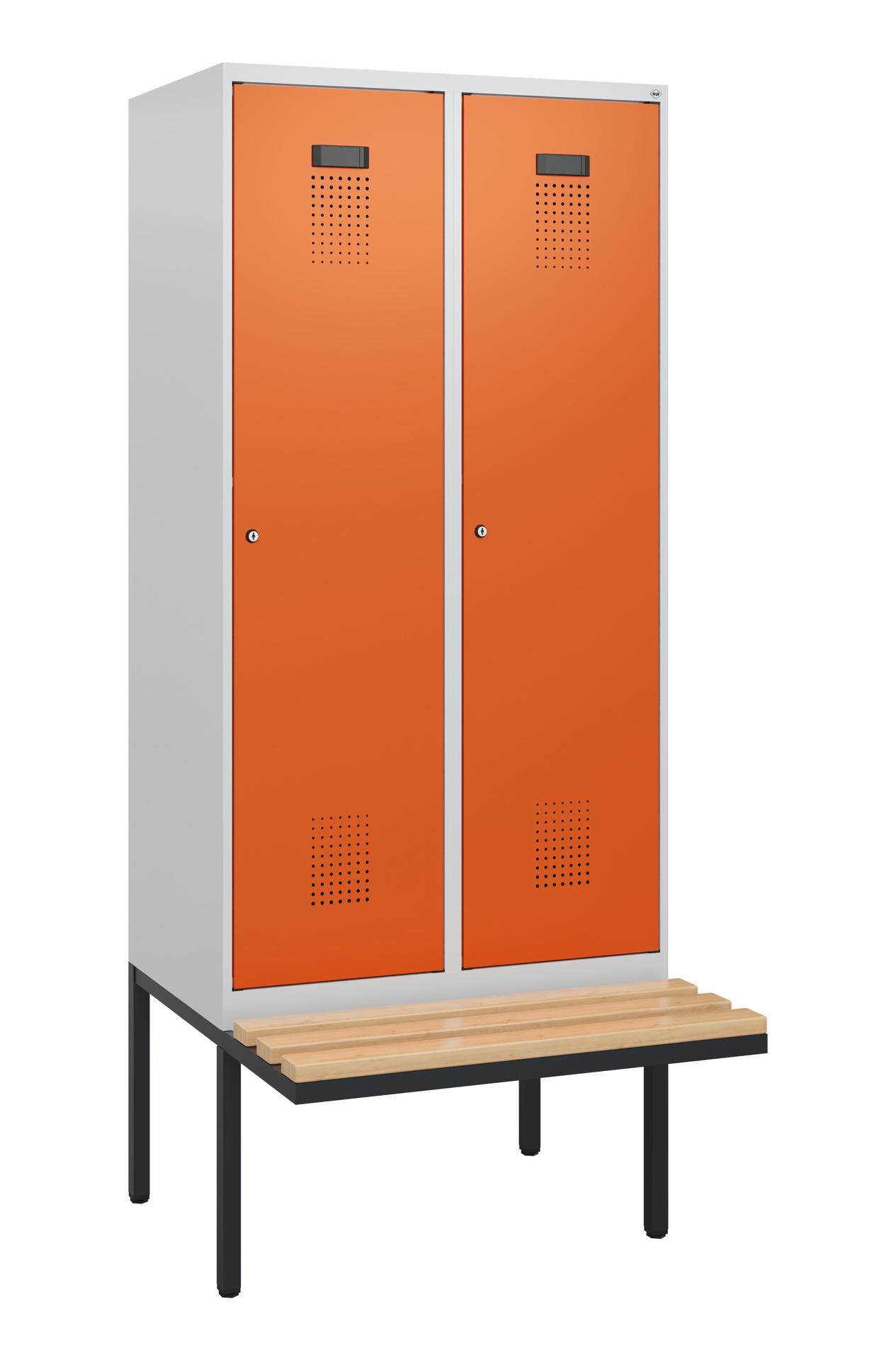 C+P Spind Evolo PLUS, Bank, 2 Abteile, 1950x800x81