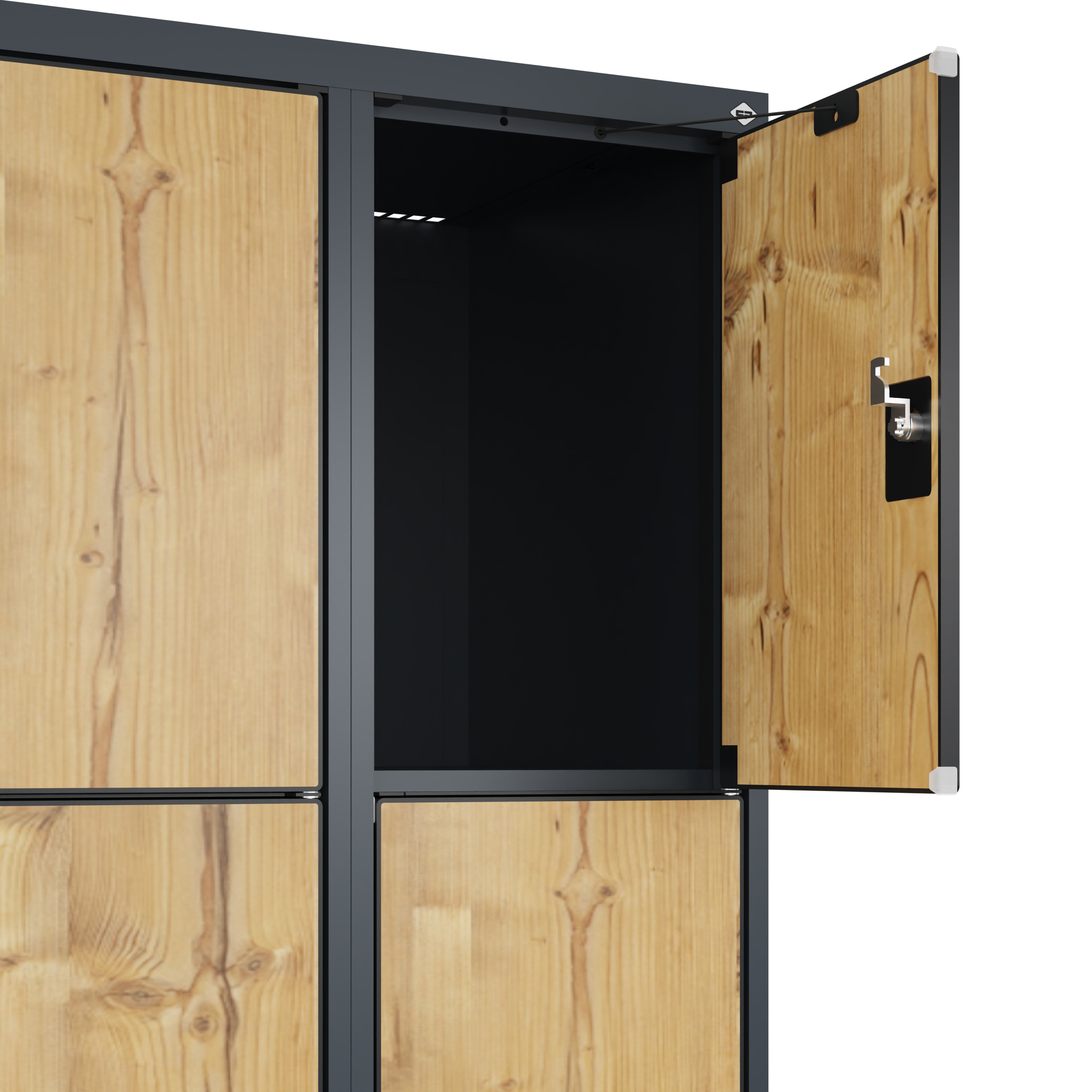 C+P Schlie�fachschrank Evolo PLUS, F��e, 12 F�cher, 1950x900x500mm
