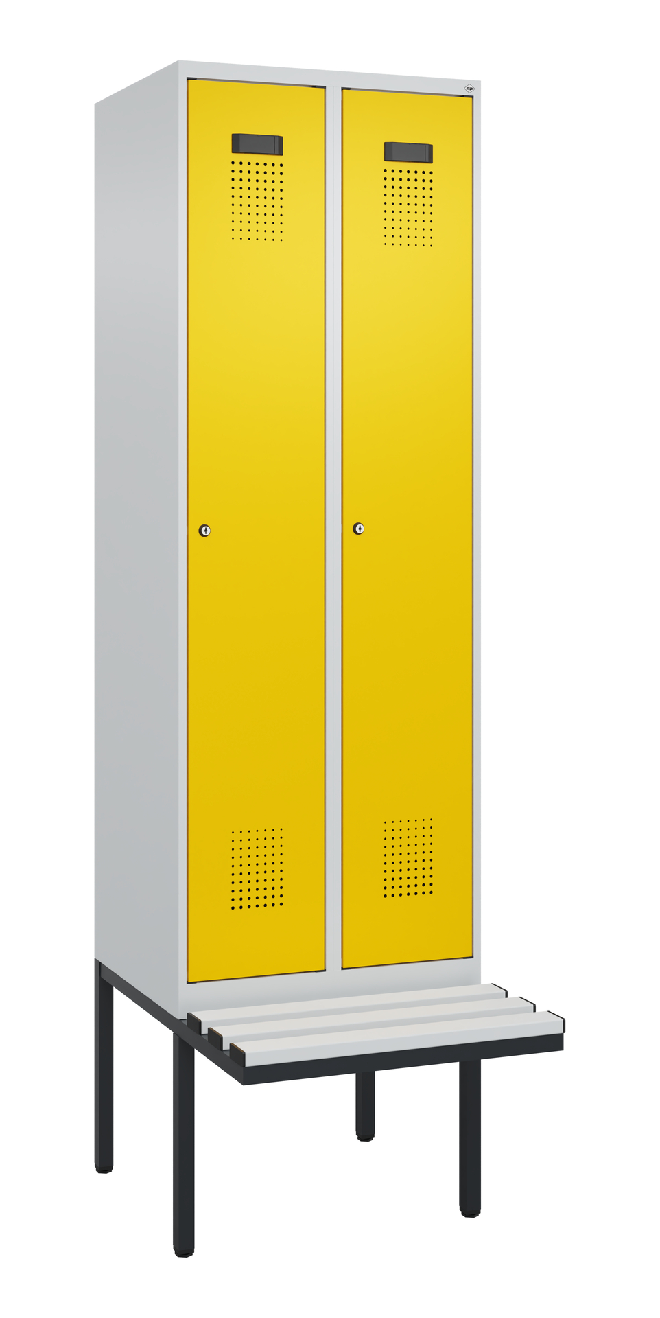 C+P Spind Evolo PLUS, Bank, 2 Abteil, 2120x600x815