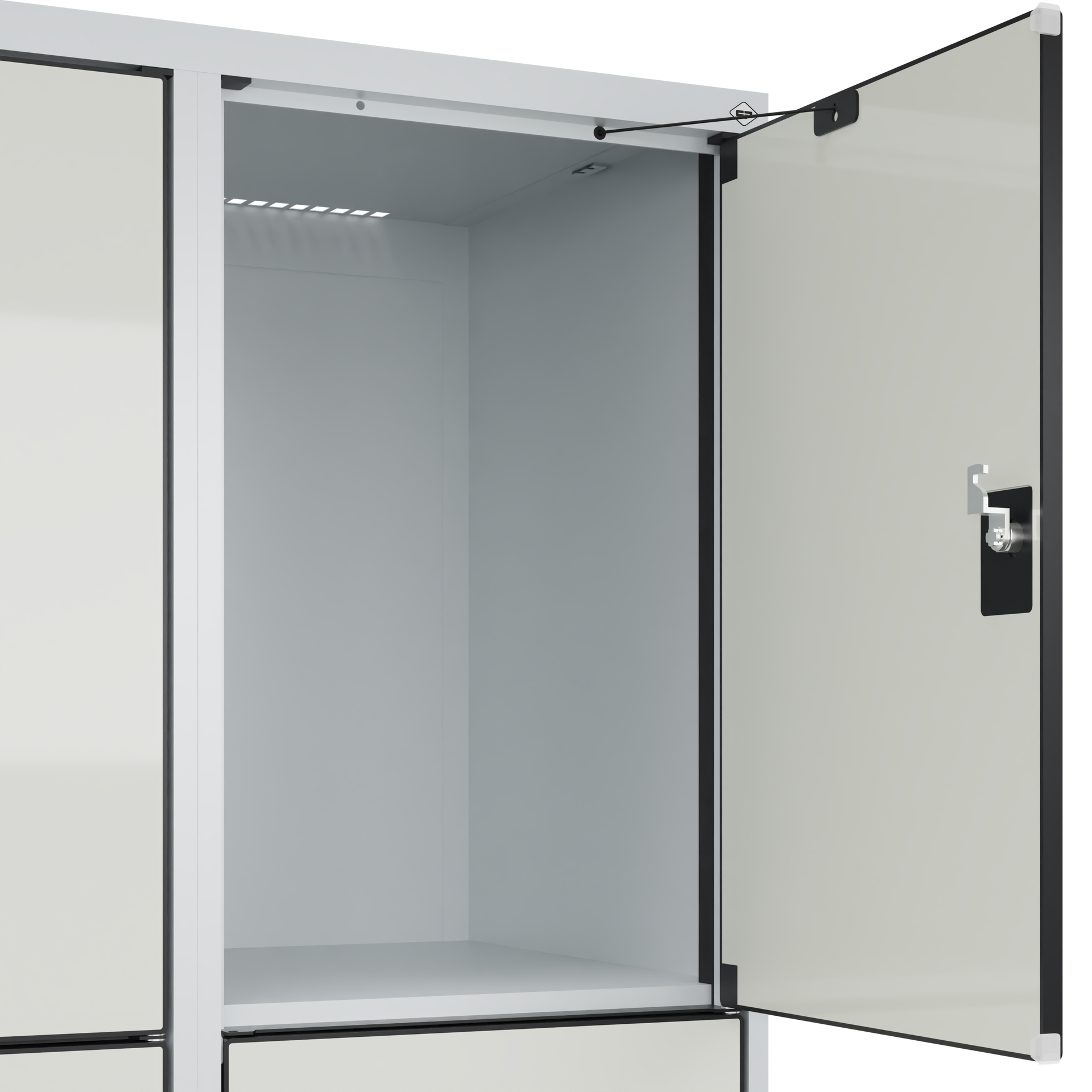 C+P Schlie�fachschrank Evolo PLUS, F��e, 6 F�cher, 1950x800x500mm