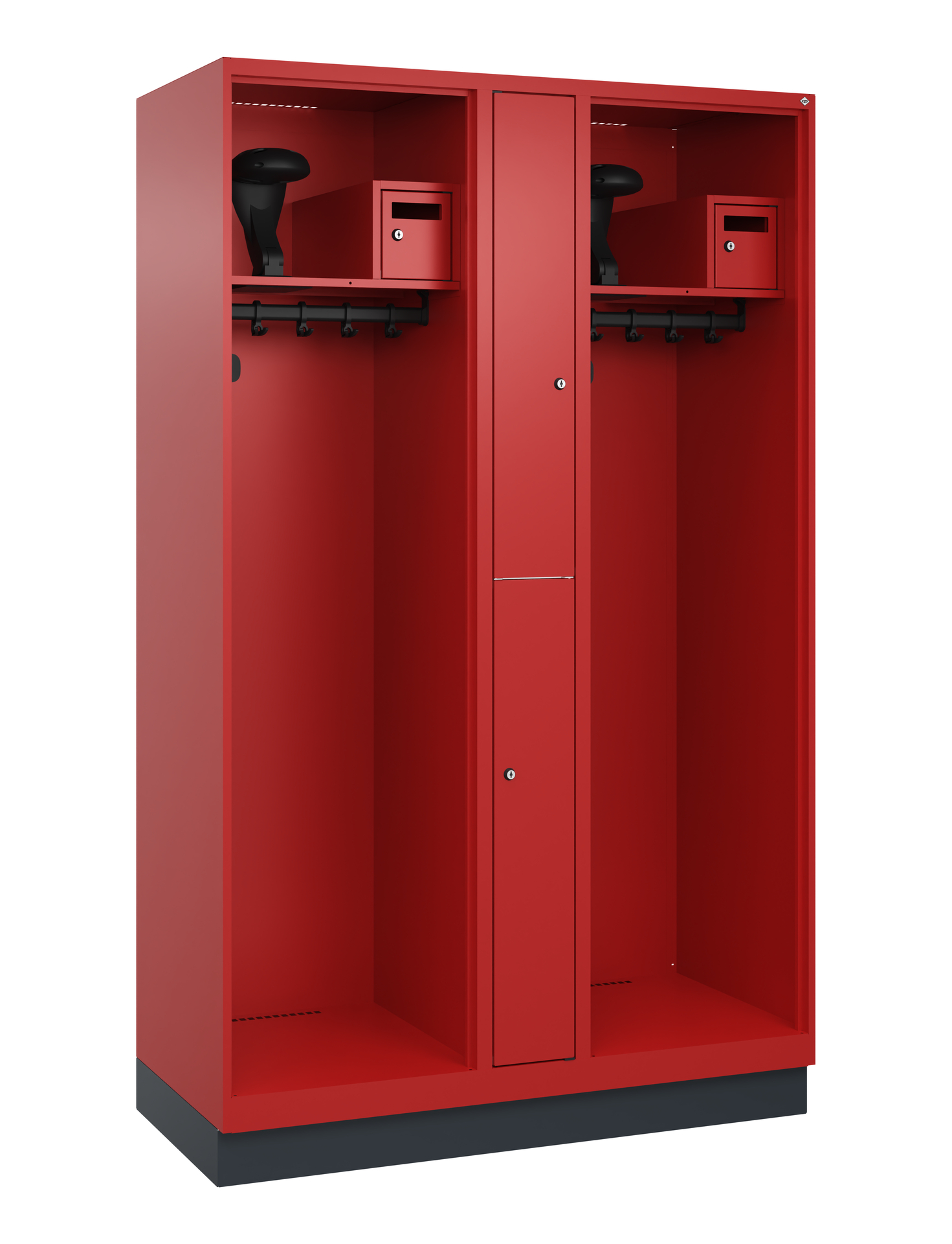 C+P Feuerwehrspind Maxi, 2 Fächer, 1850x1200x500mm