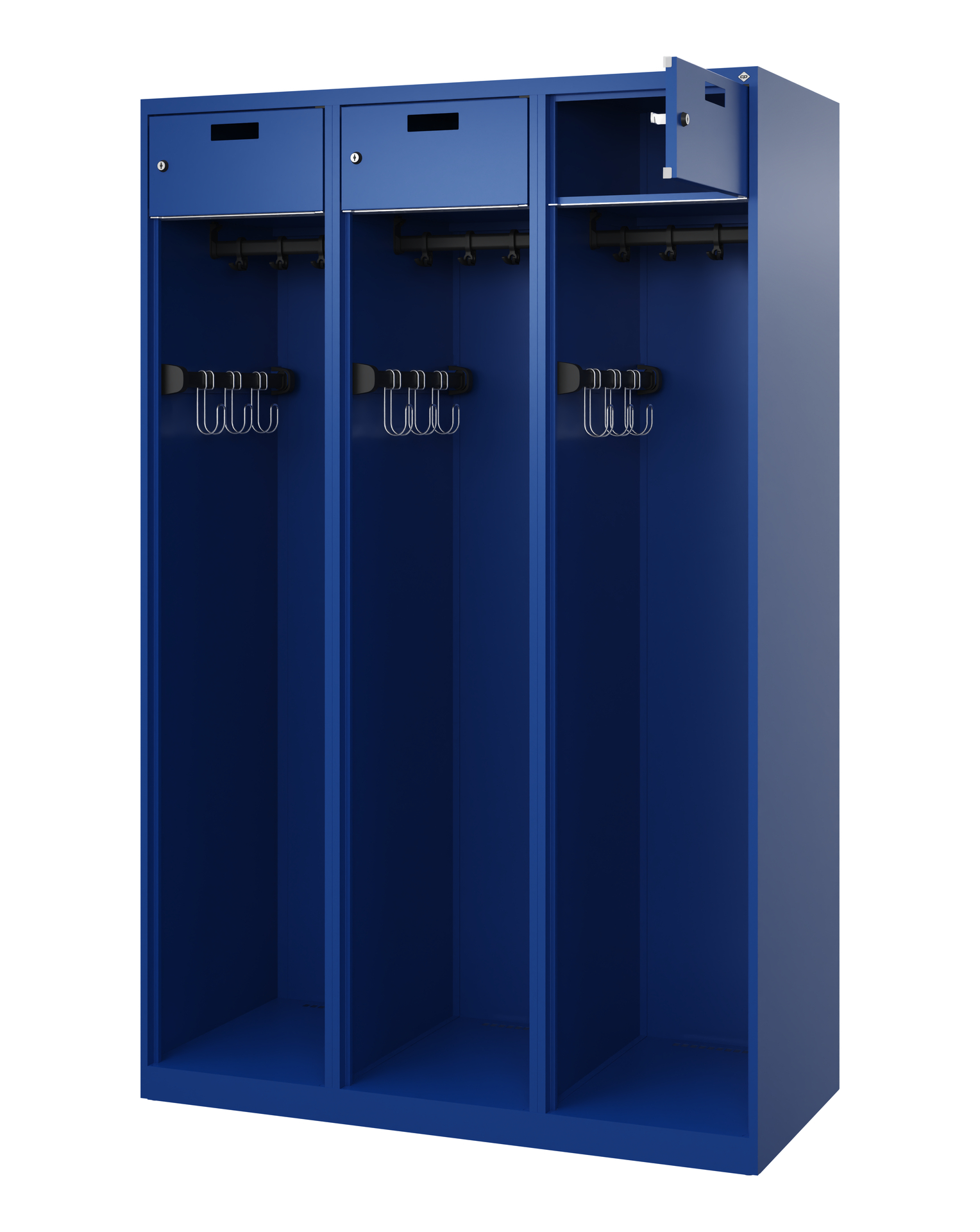 C+P Feuerwehrspind Praktus, 3 Abteile, 1850x1200x5