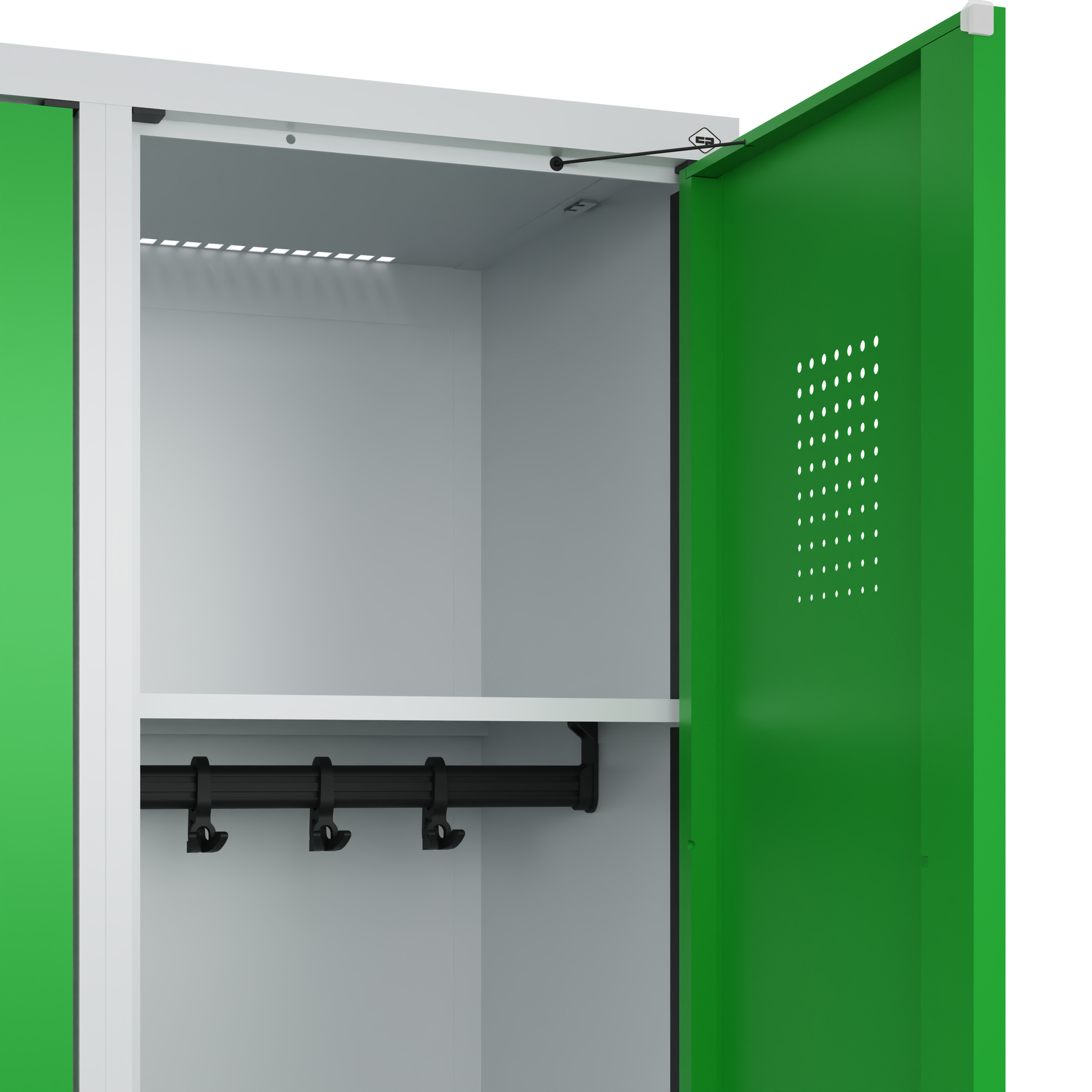 C+P Spind Evolo PLUS, Bank, 3 Abteile, 2120x1200x815mm