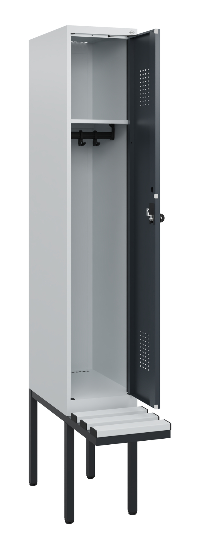 C+P Spind Evolo PLUS, Bank, 1 Abteil, 1950x300x815