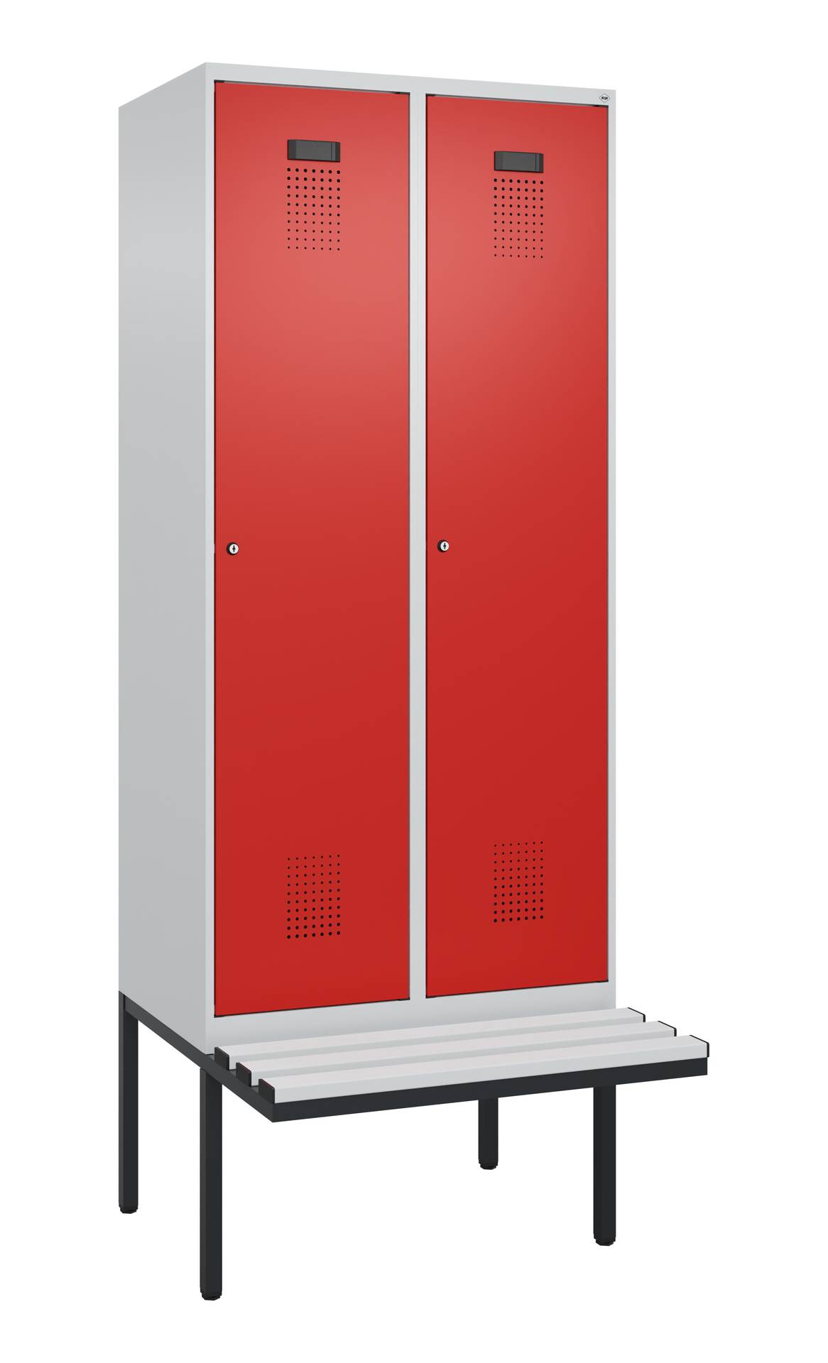 C+P Spind Evolo PLUS, Bank, 2 Abteile, 2120x800x81