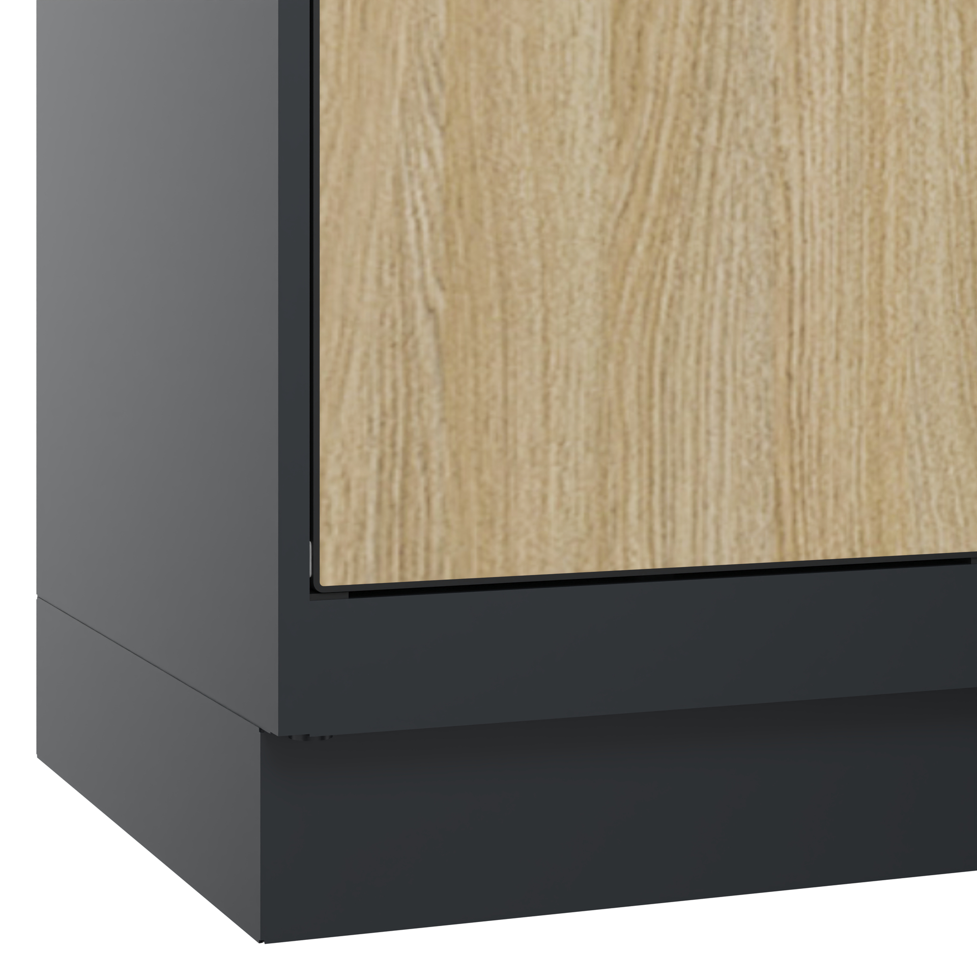 C+P Schlie�fachschrank Evolo PLUS, Sockel, 9 F�cher, 1950x1200x500mm