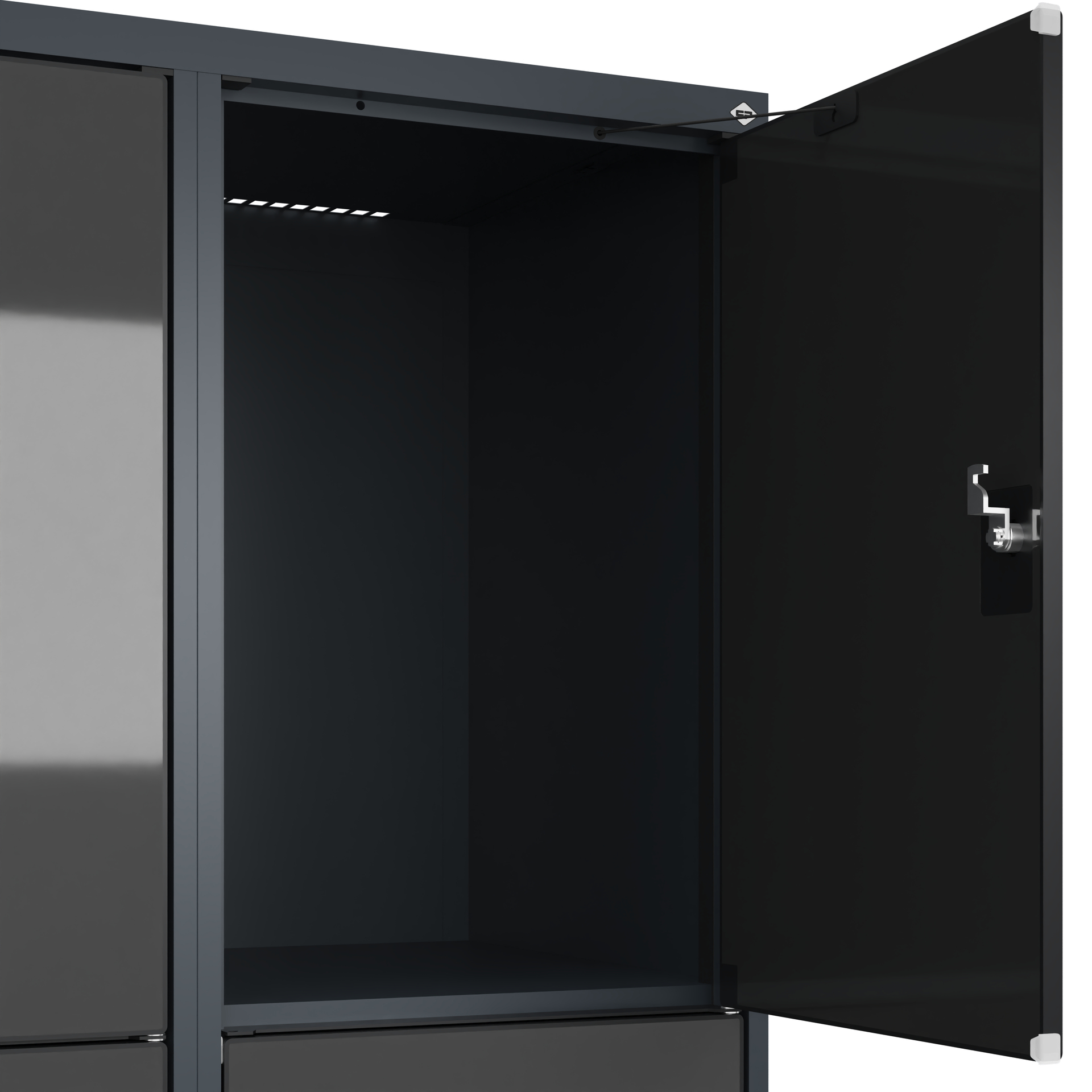C+P Schlie�fachschrank Evolo PLUS, 9 F�cher, 1850x1200x500mm