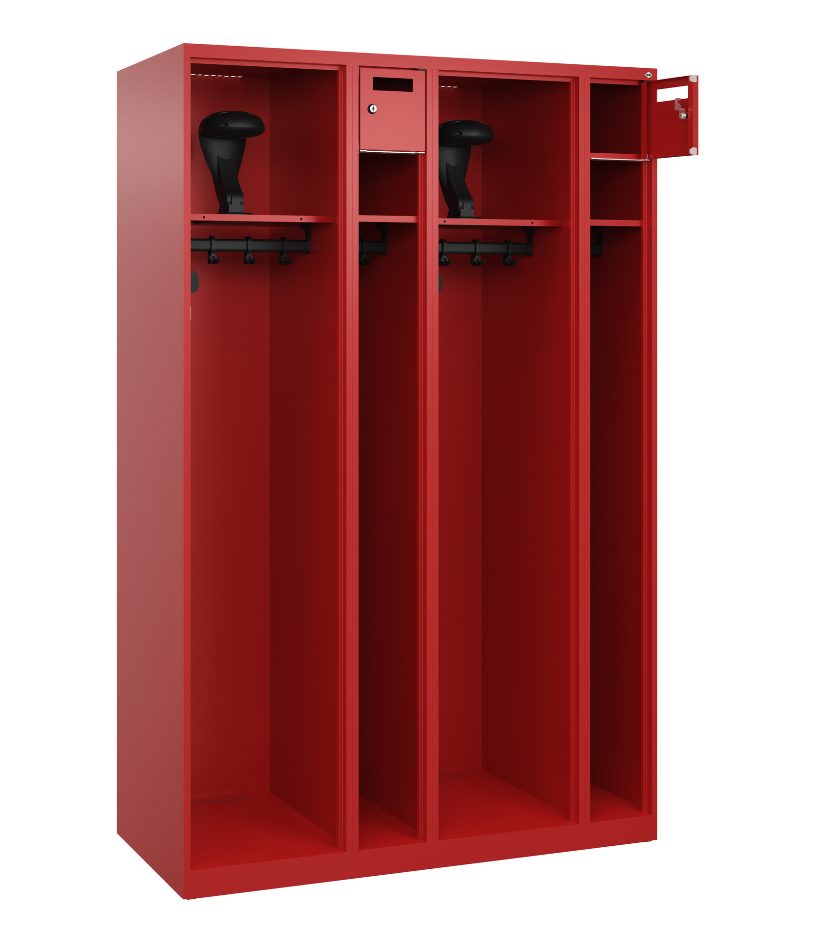 C+P Feuerwehrspind Kombi Open, 2 Abteile, 1850x120