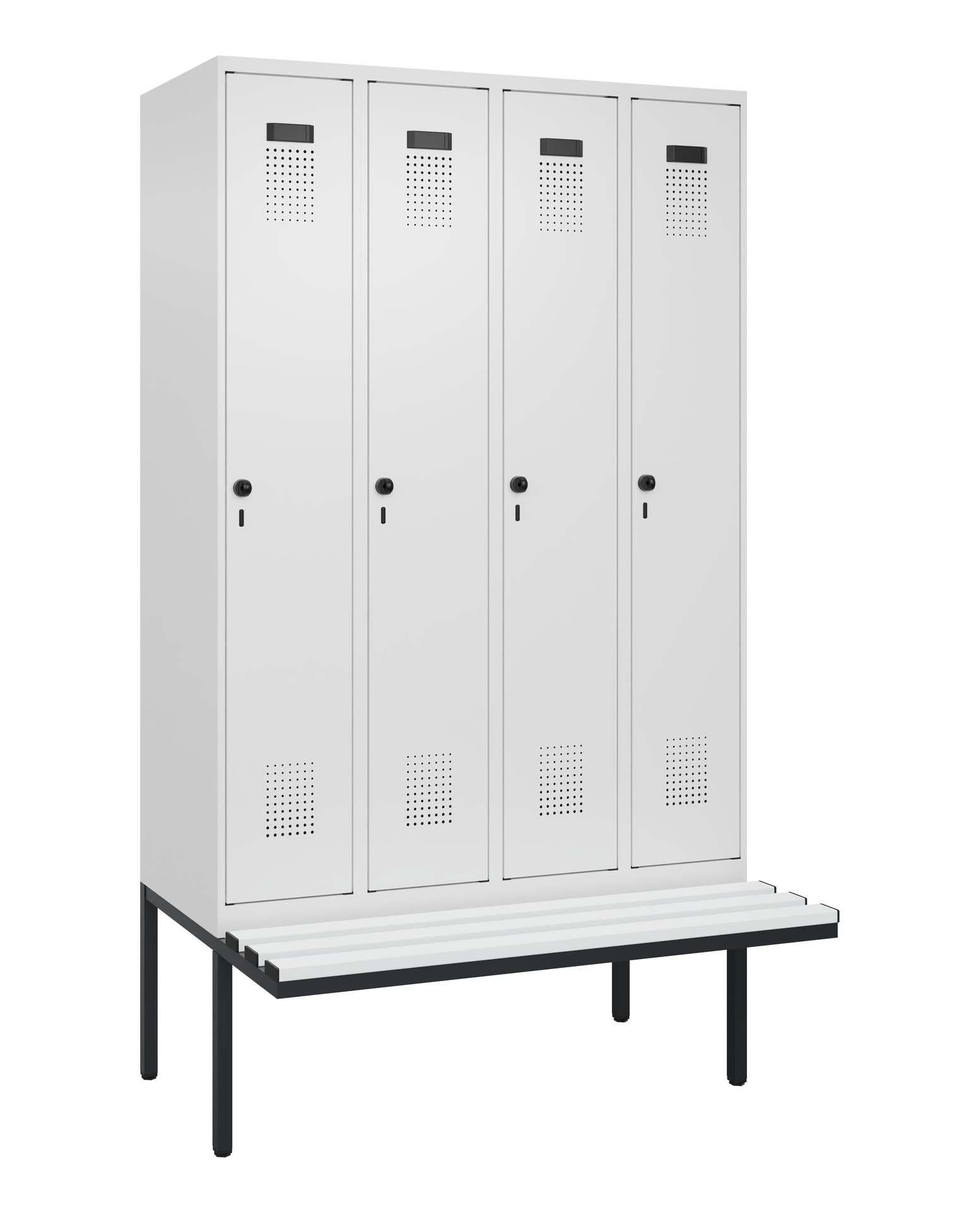C+P Spind Evolo PLUS, Bank, 4 Abteile, 2120x1200x8