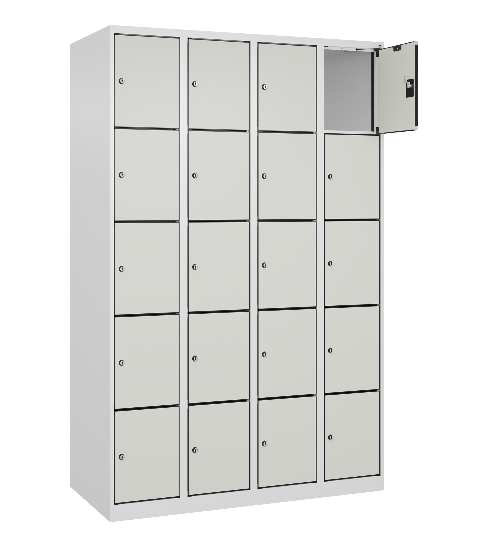 C+P Schlie�fachschrank Evolo PLUS, 20 F�cher, 1850x1200x500mm