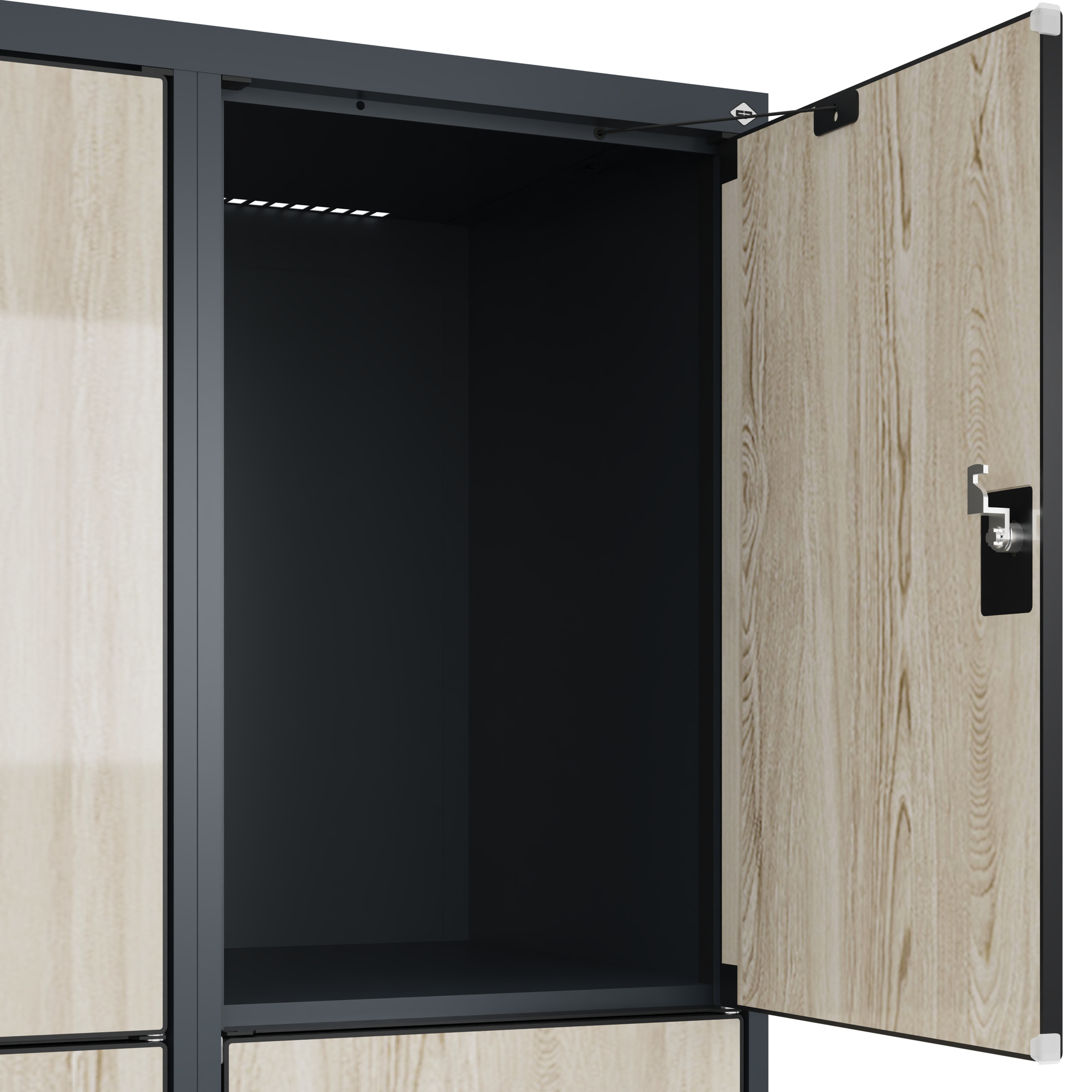 C+P Schlie�fachschrank Evolo PLUS, 9 F�cher, 1850x1200x500mm