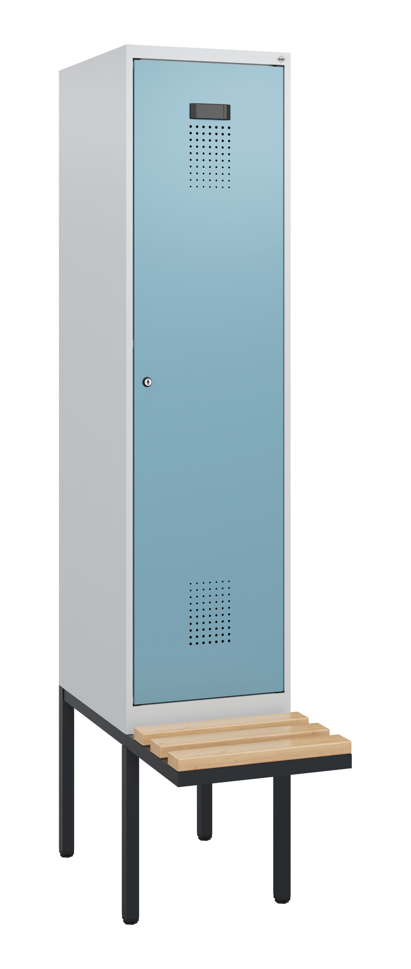 C+P Spind Evolo PLUS, Bank, 1 Abteil, 1950x400x815