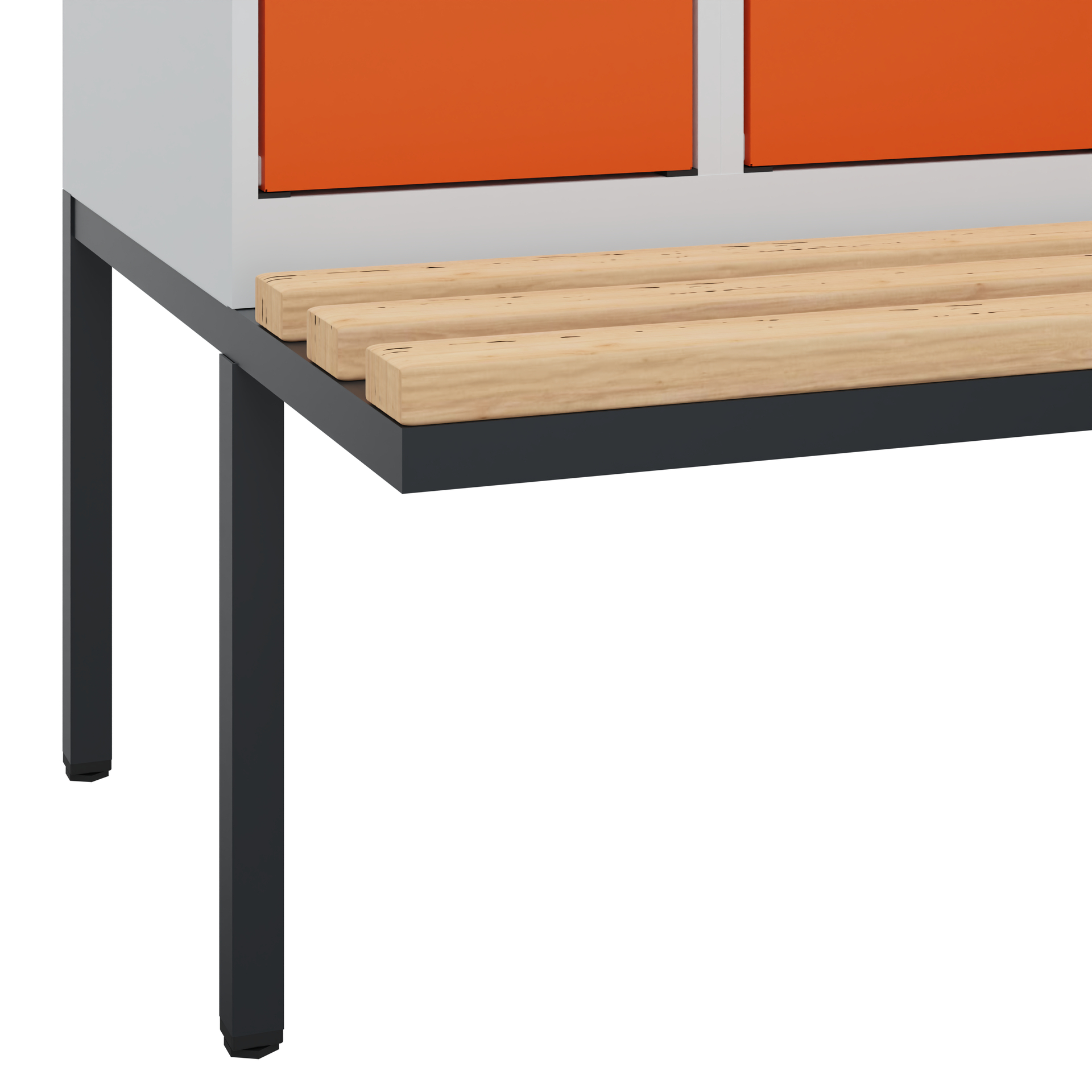 C+P Spind Evolo PLUS, Bank, 3 Abteile, 2120x900x81