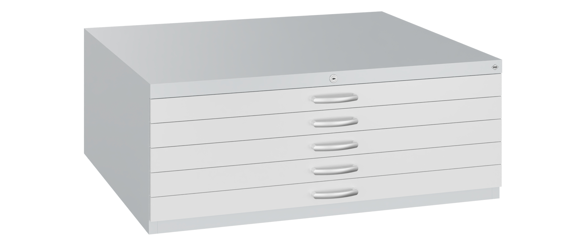C+P Flachablageschrank Serie 7100_7200, H420xB1100