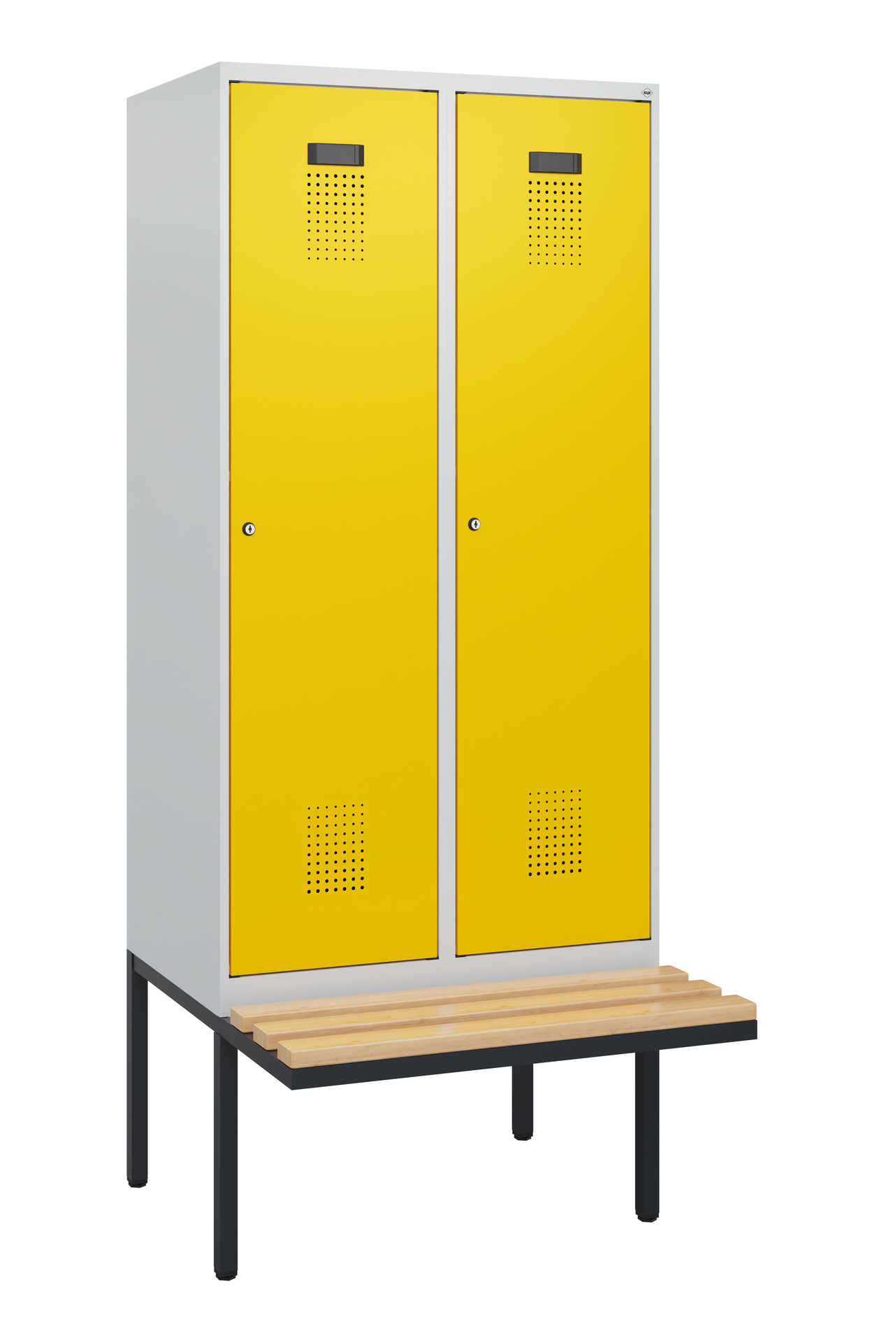 C+P Spind Evolo PLUS, Bank, 2 Abteile, 1950x800x81