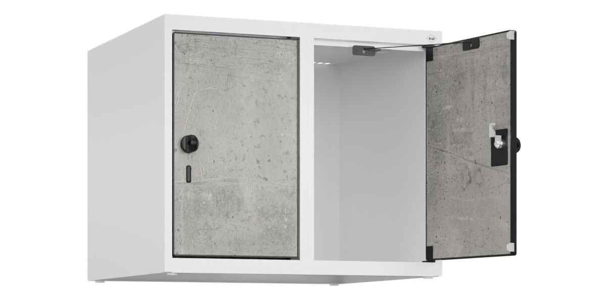 C+P Aufsatzschrank Evolo PLUS, 2 Abteile, 500x600x500mm
