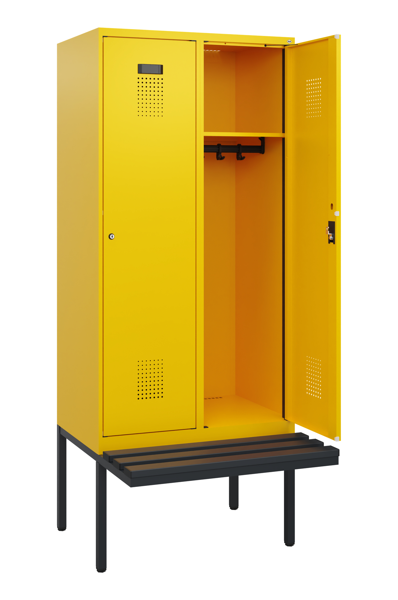 C+P Spind Evolo PLUS, Bank, 2 Abteile, 1950x800x81