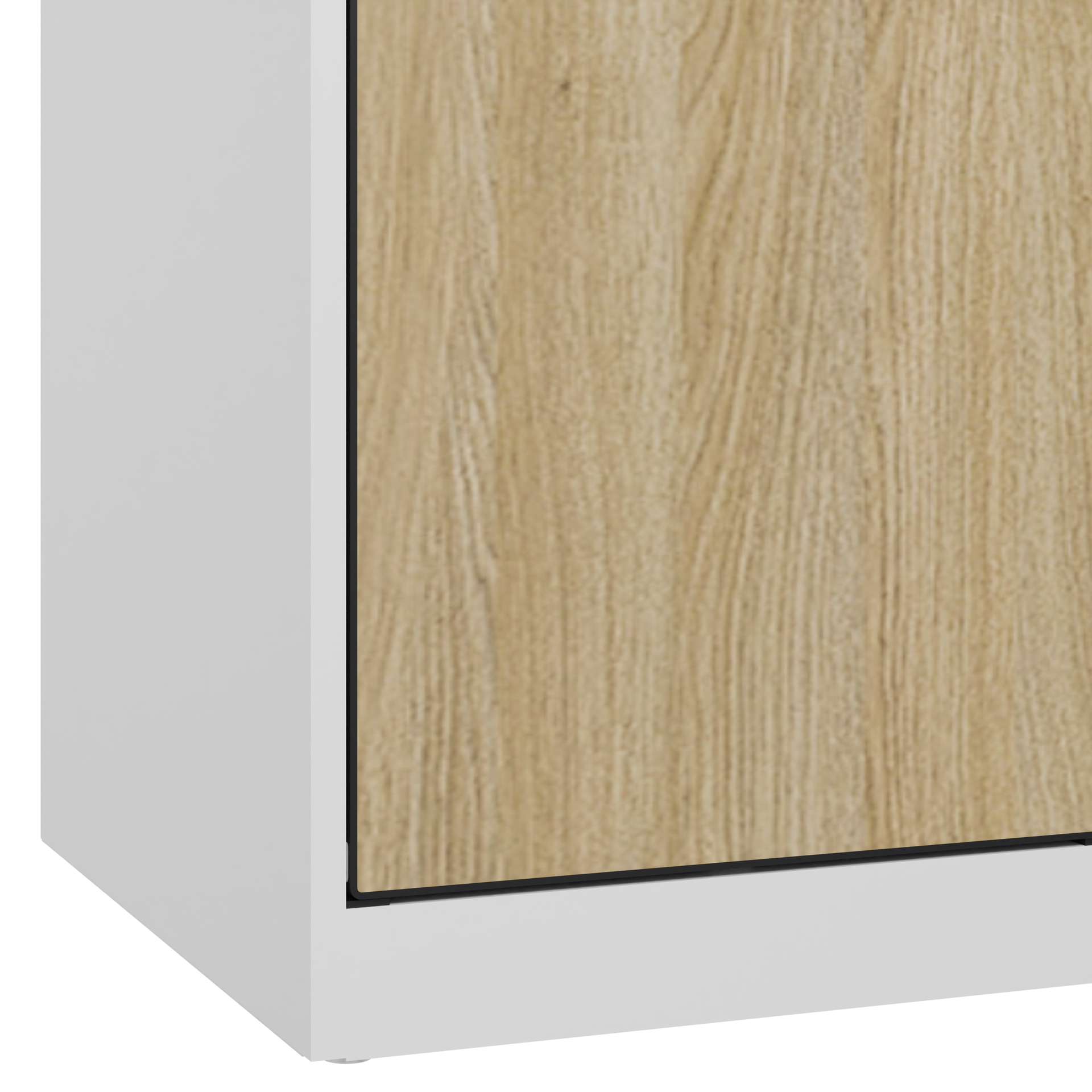 C+P Doppelst�ckiger Spind Evolo PLUS, 2 F�cher, 1850x400x500mm