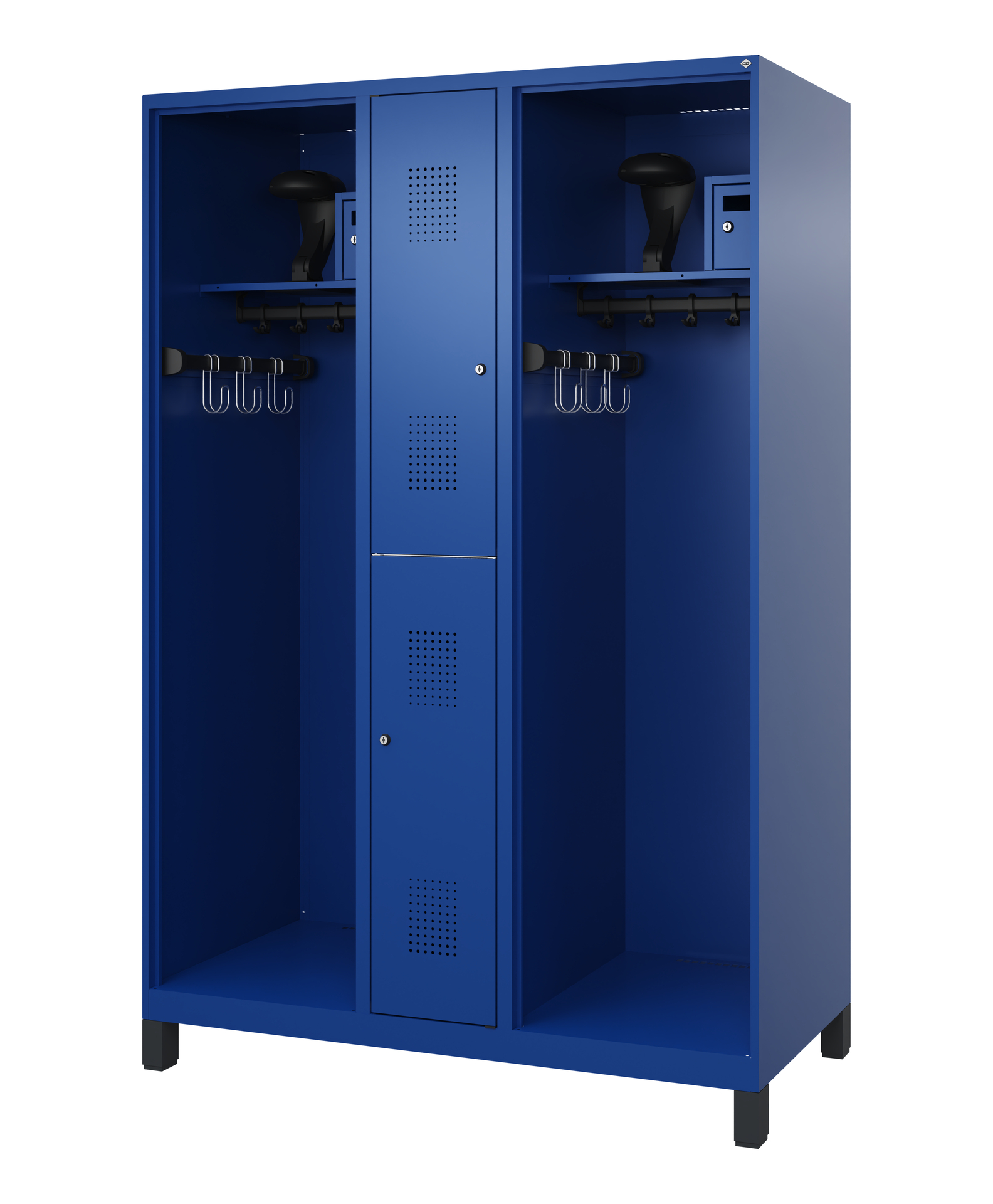 C+P Feuerwehrspind Maxi, 2 Fächer, 1850x1300x600mm