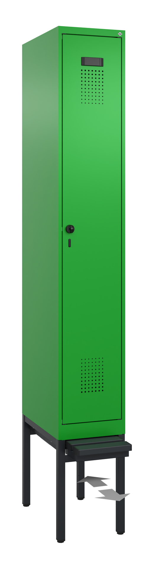 C+P Spind Evolo PLUS, Bank, 1 Abteil, 2120x300x815mm
