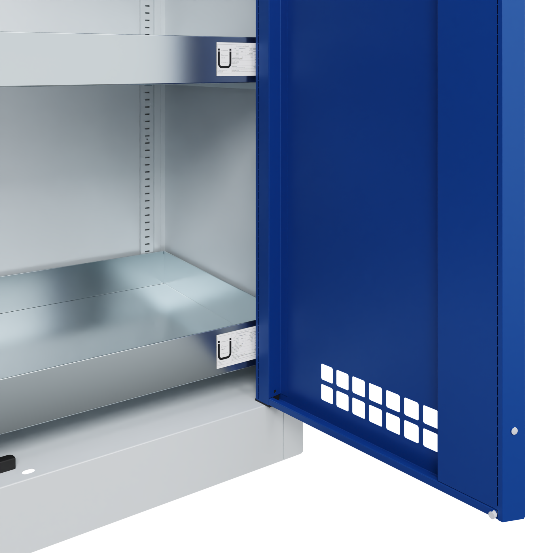 C+P Umweltschrank, Acurado, 1950x500x500mm, 7035/5010