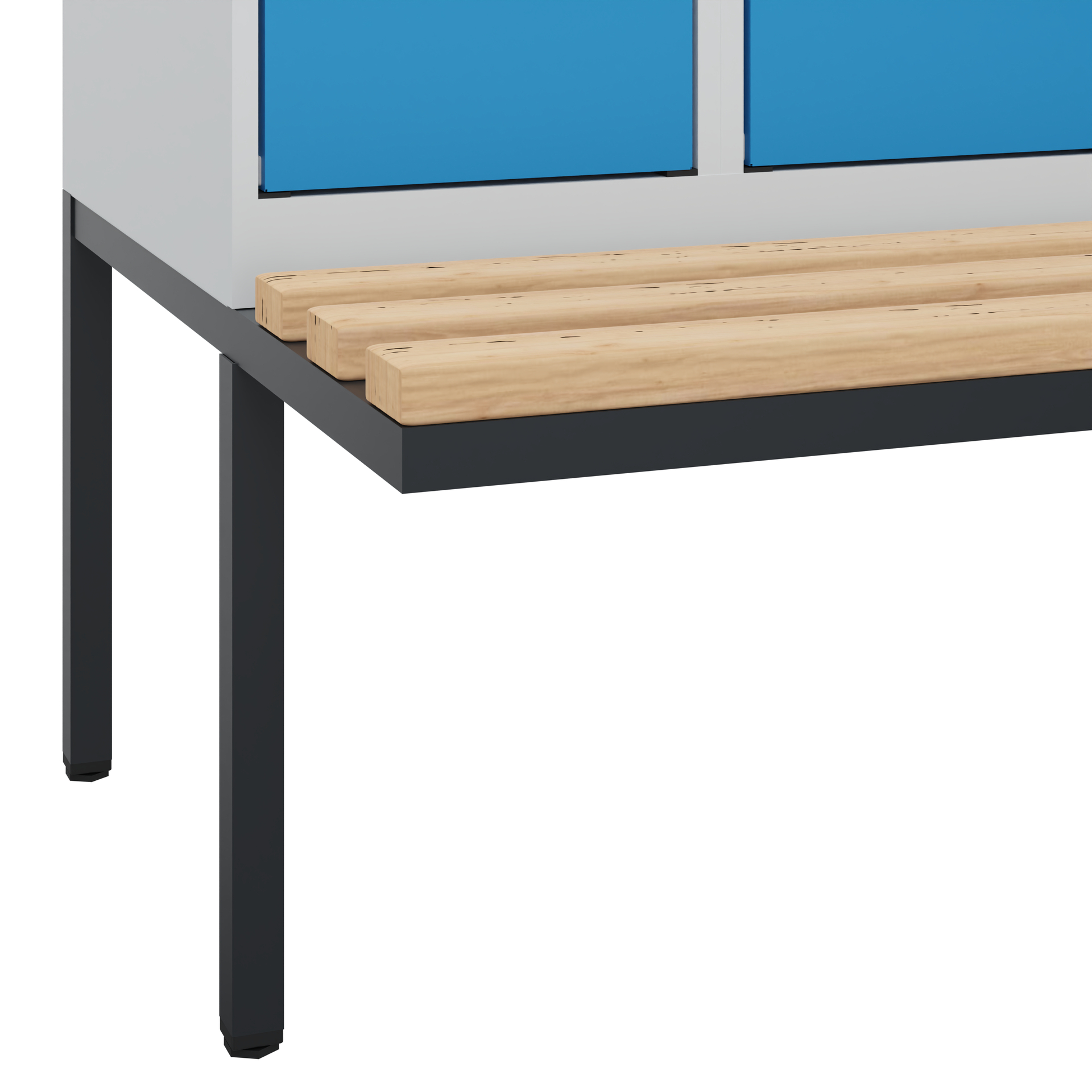 C+P Spind Evolo PLUS, Bank, 2 Abteile, 1950x600x81
