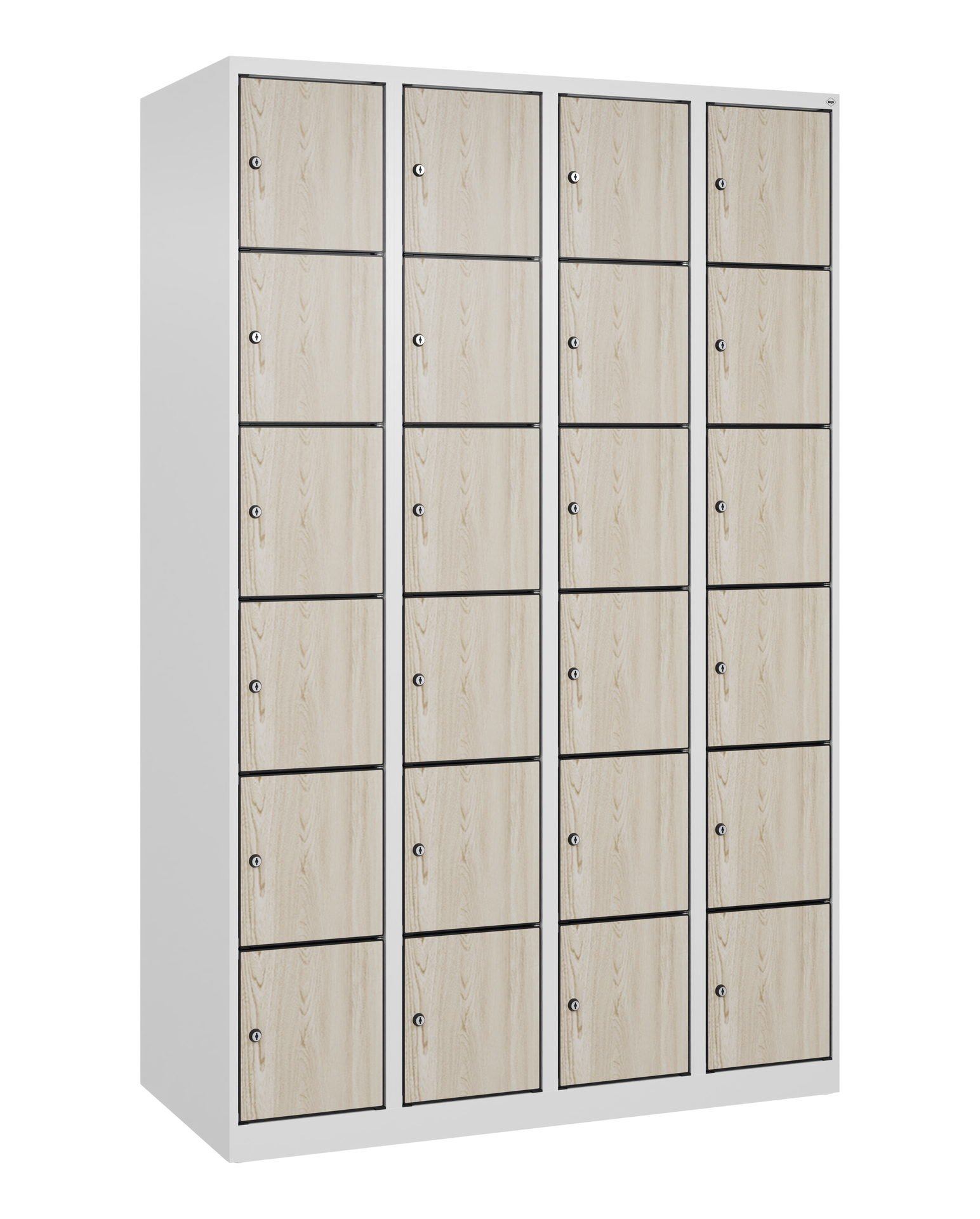 C+P Schlie�fachschrank Evolo PLUS, 24 F�cher, 1850x1200x500mm