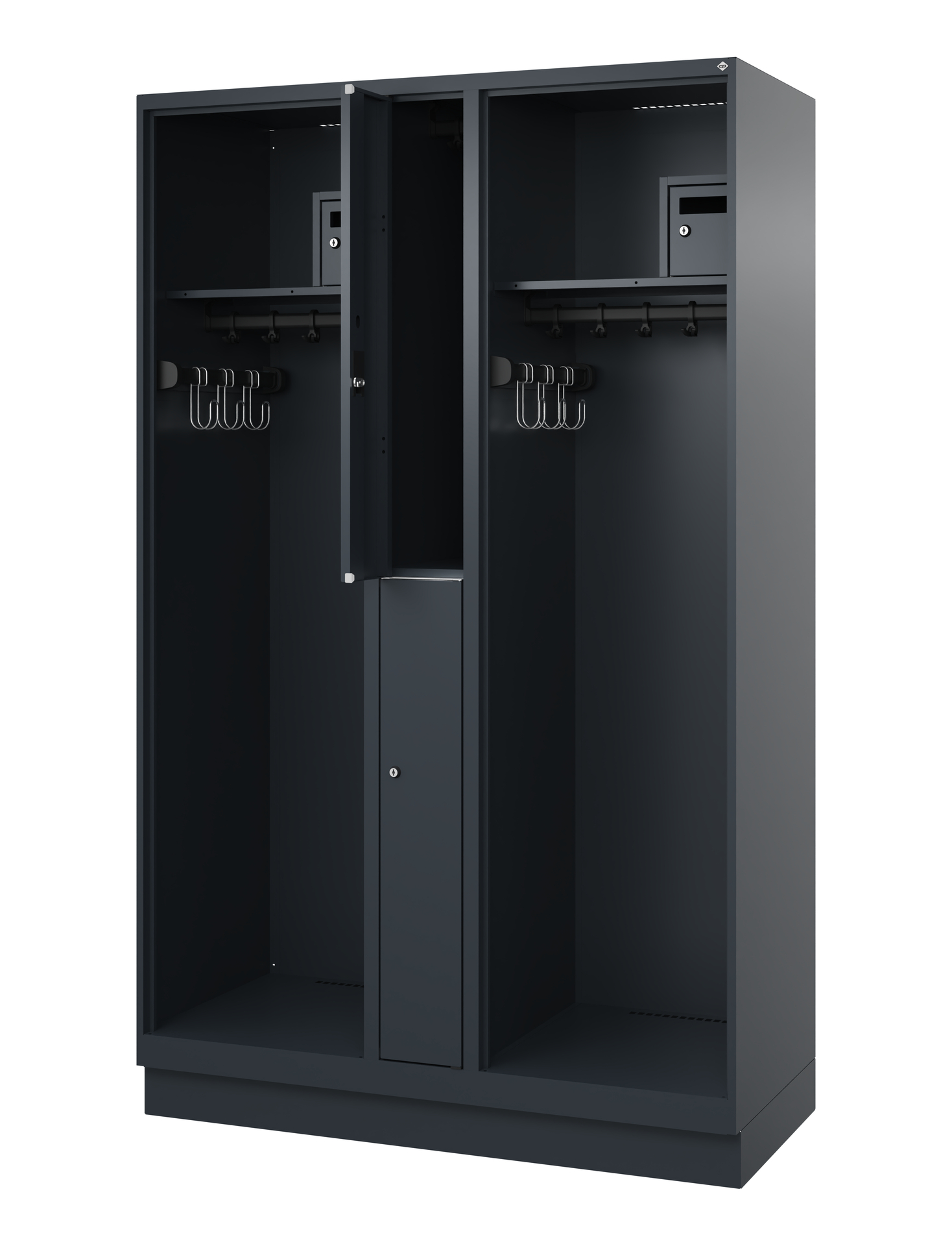 C+P Feuerwehrspind Maxi, 2 Fächer, 1850x1200x500mm