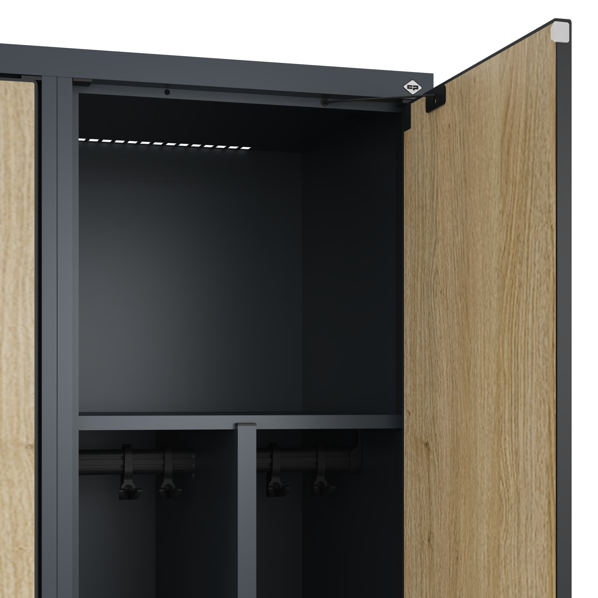 C+P Spind Evolo PLUS, 1 Abteil, 1850x400x500mm