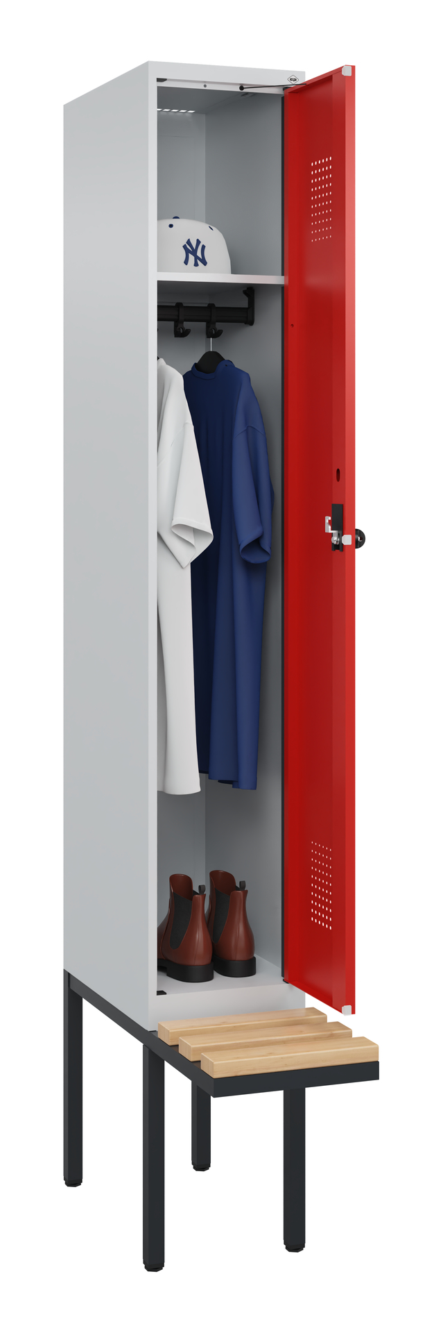 C+P Spind Evolo PLUS, Bank, 1 Abteile, 2120x300x81